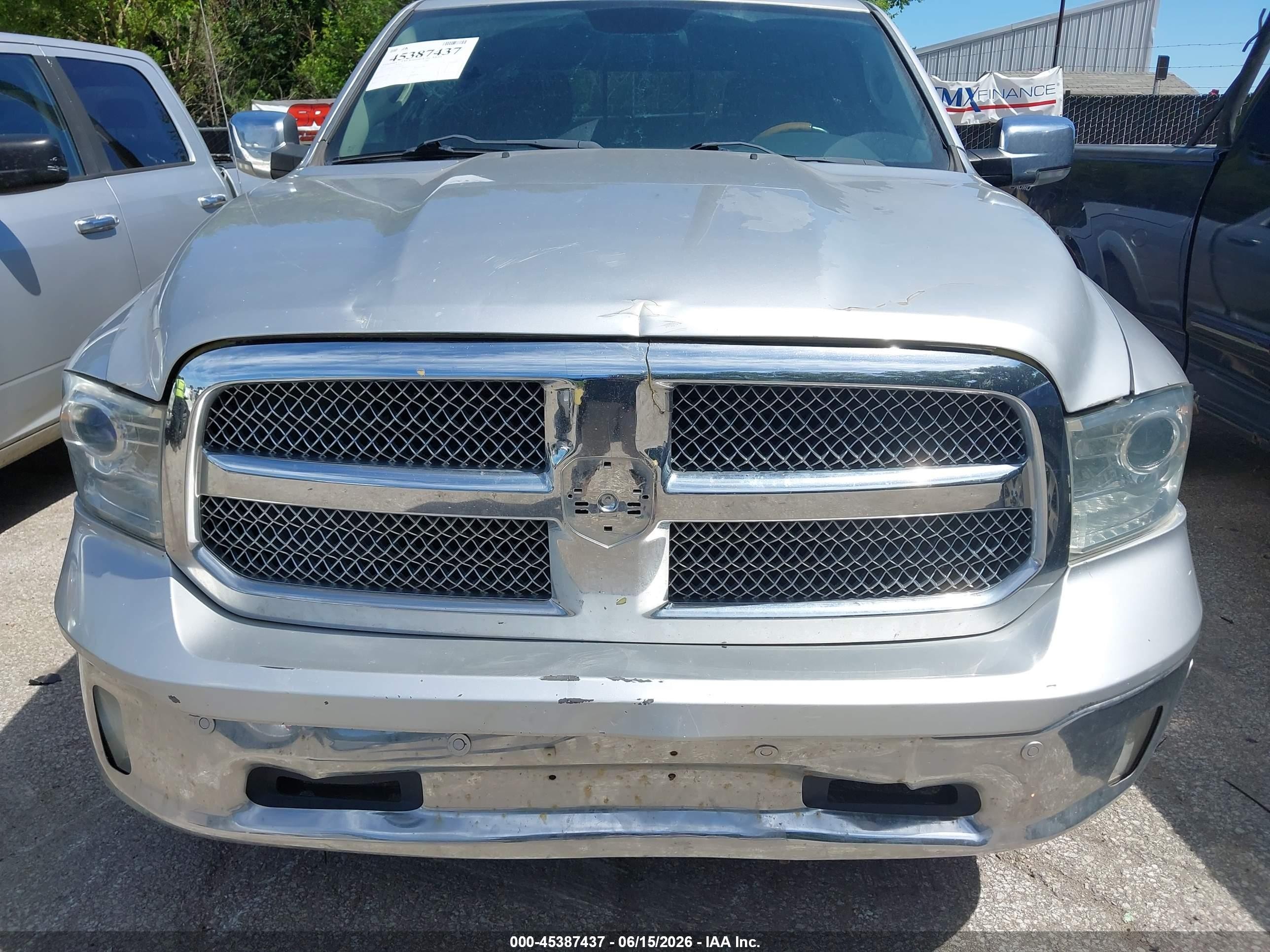 2015 Ram 1500 Laramie Longhorn Gray vin: 1C6RR7WT9FS538739