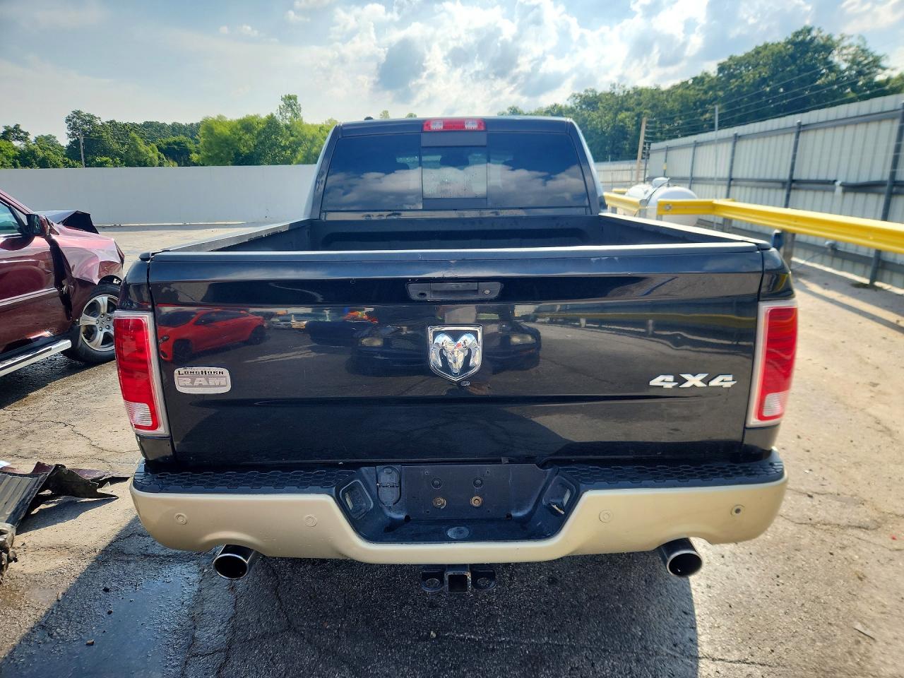 2015 Ram 1500 Longhorn Black vin: 1C6RR7WTXFS759752