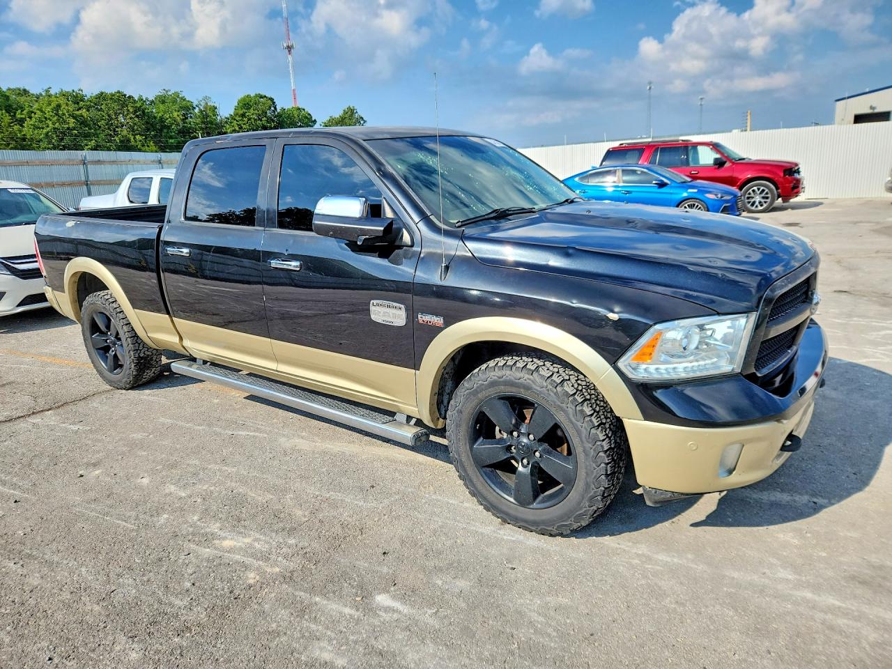 2015 Ram 1500 Longhorn Black vin: 1C6RR7WTXFS759752