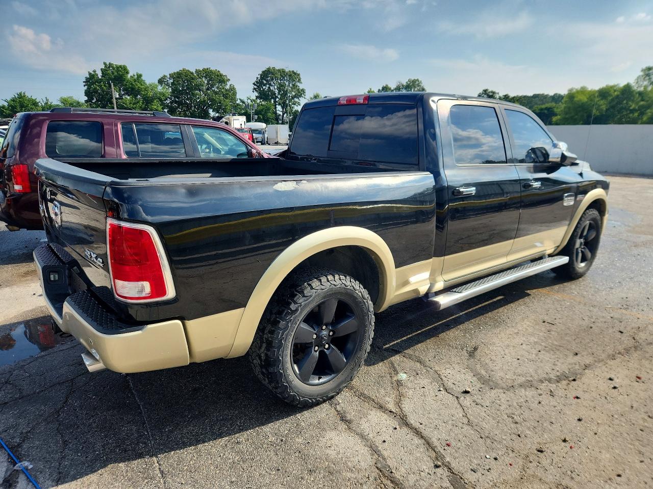 2015 Ram 1500 Longhorn Black vin: 1C6RR7WTXFS759752
