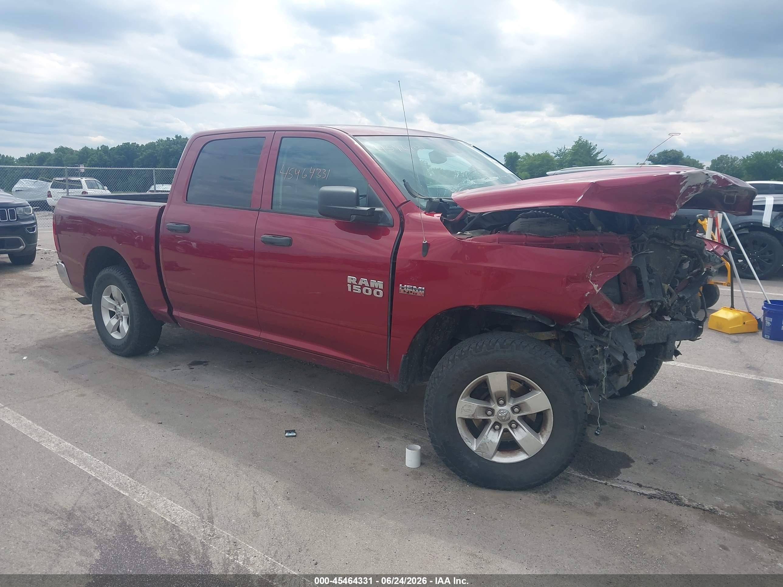 2015 Ram 1500 Ssv Red vin: 1C6RR7XT9FS545754