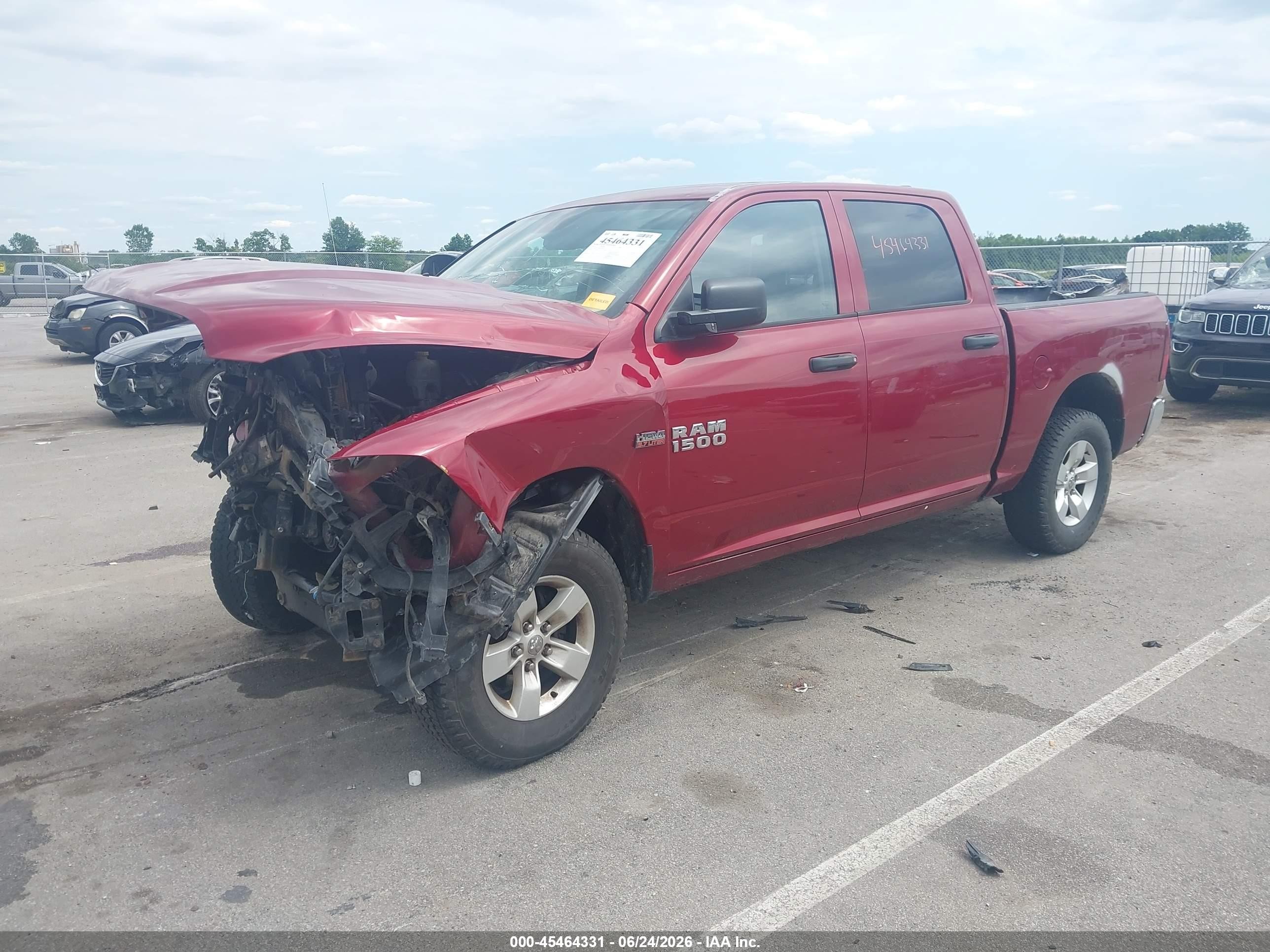 2015 Ram 1500 Ssv Red vin: 1C6RR7XT9FS545754