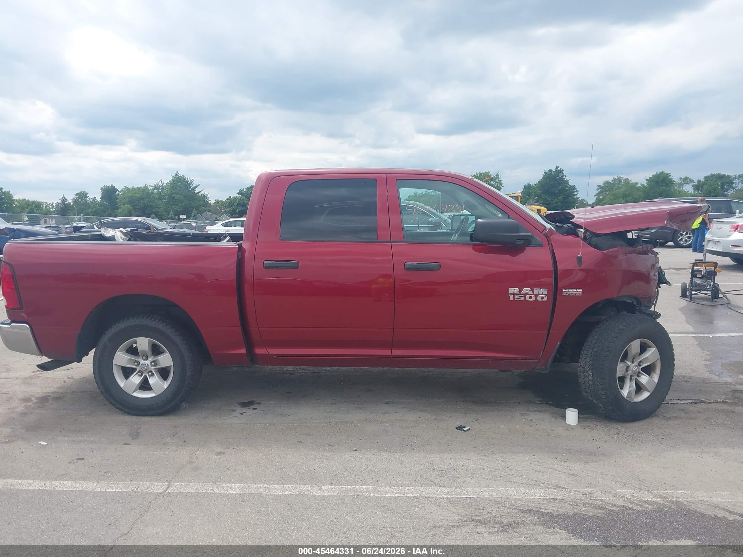 2015 Ram 1500 Ssv Red vin: 1C6RR7XT9FS545754