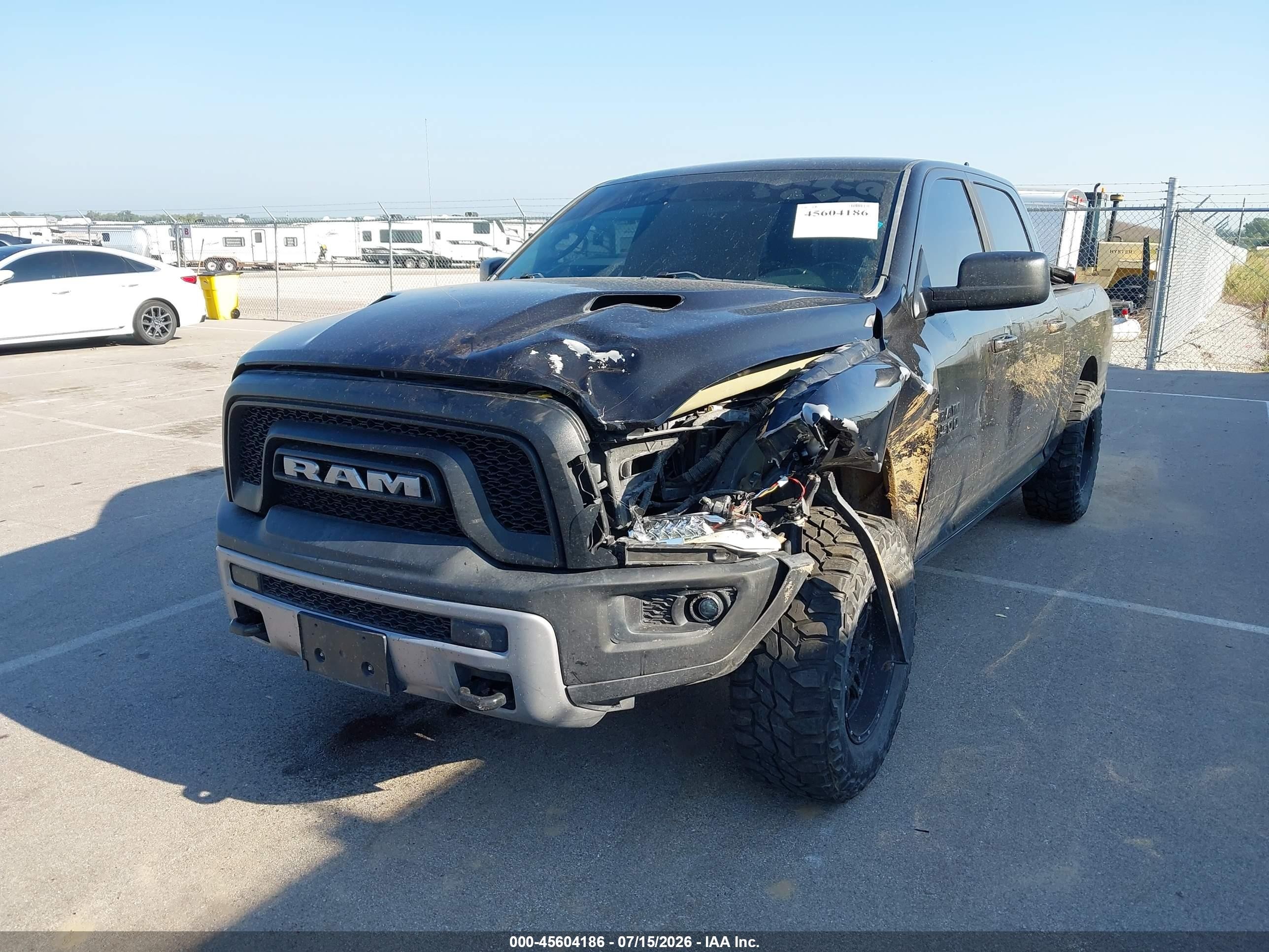 2015 Ram 1500 Rebel Black vin: 1C6RR7YG5FS756869