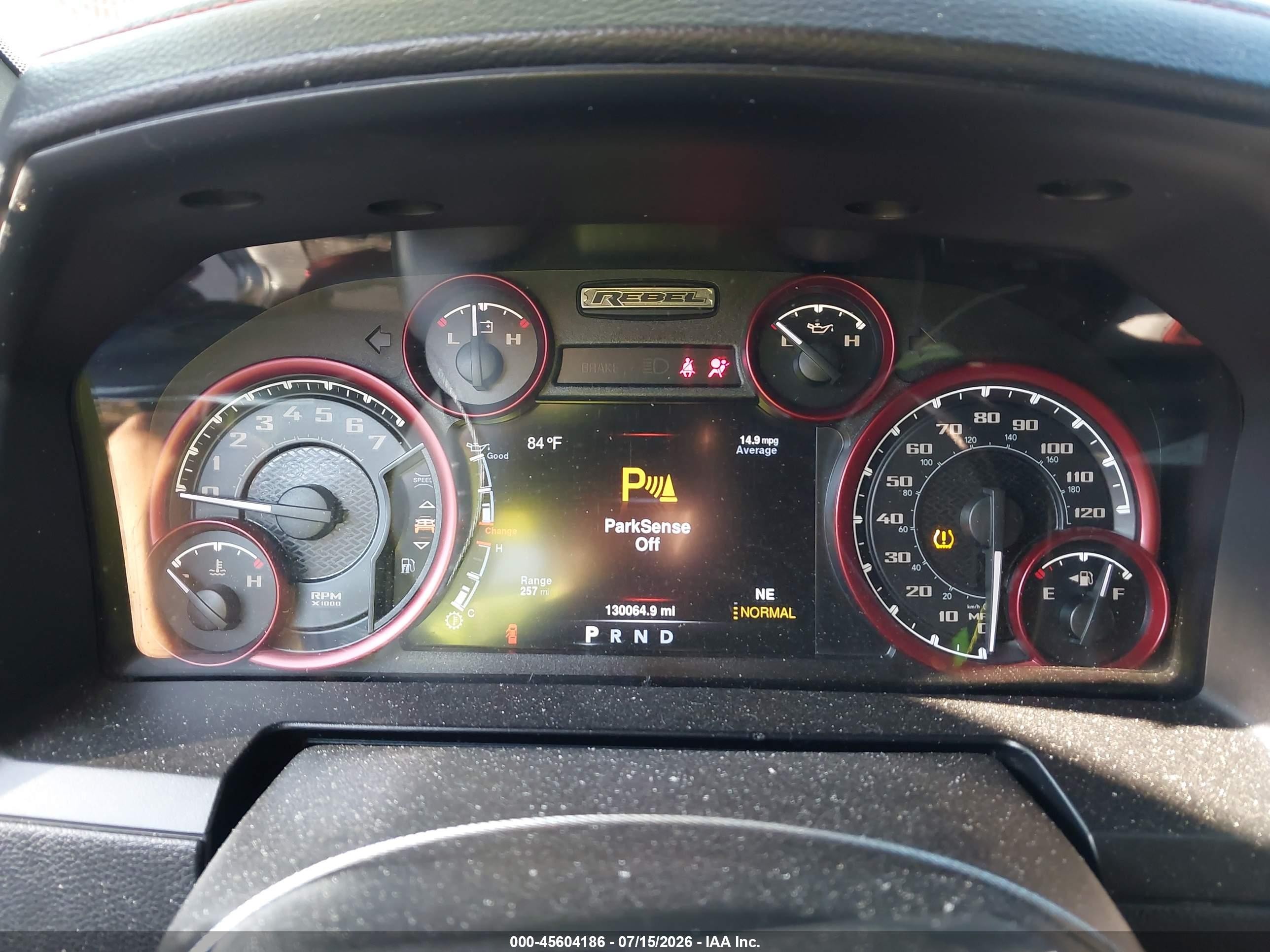 2015 Ram 1500 Rebel Black vin: 1C6RR7YG5FS756869