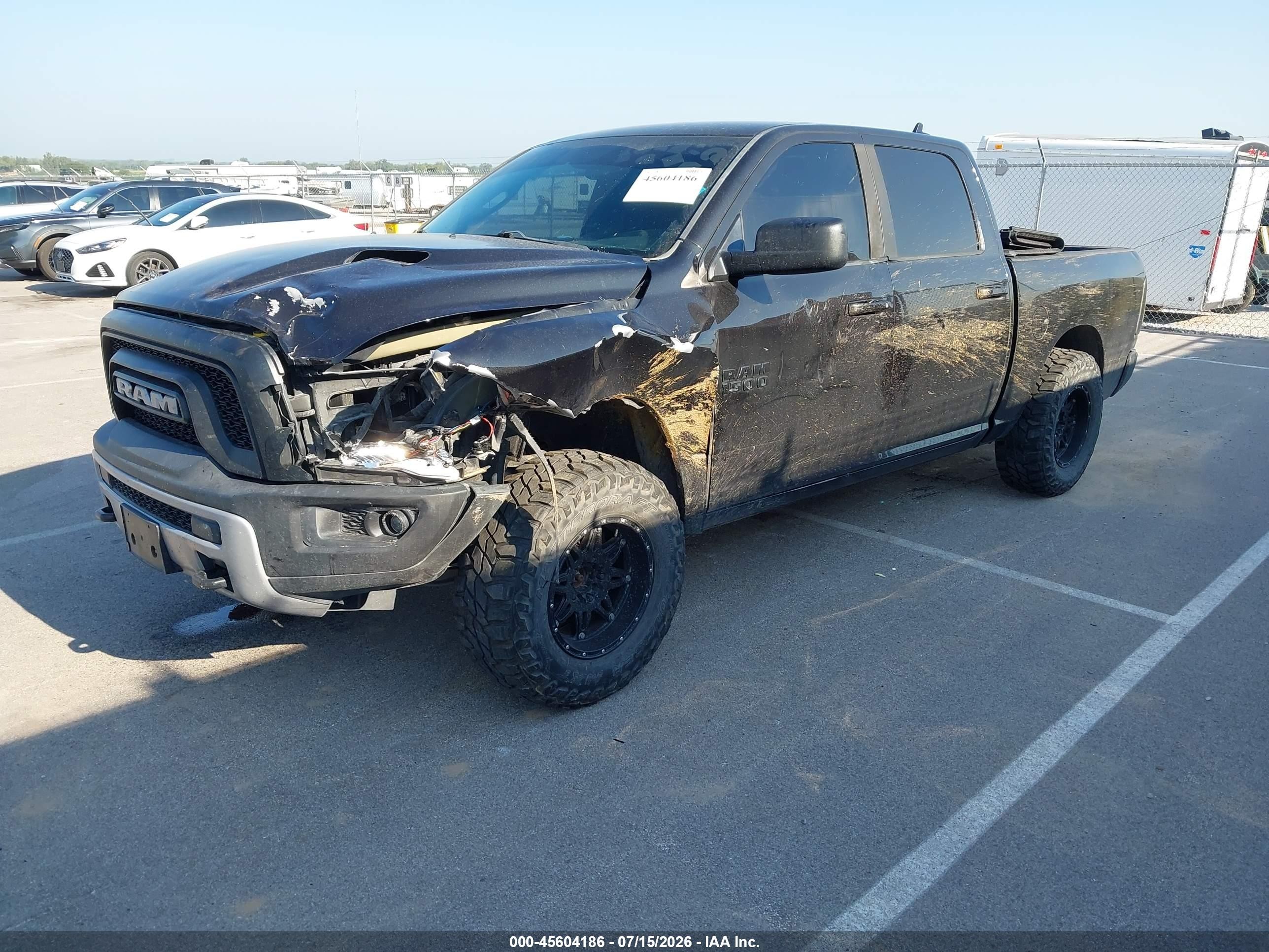 2015 Ram 1500 Rebel Black vin: 1C6RR7YG5FS756869