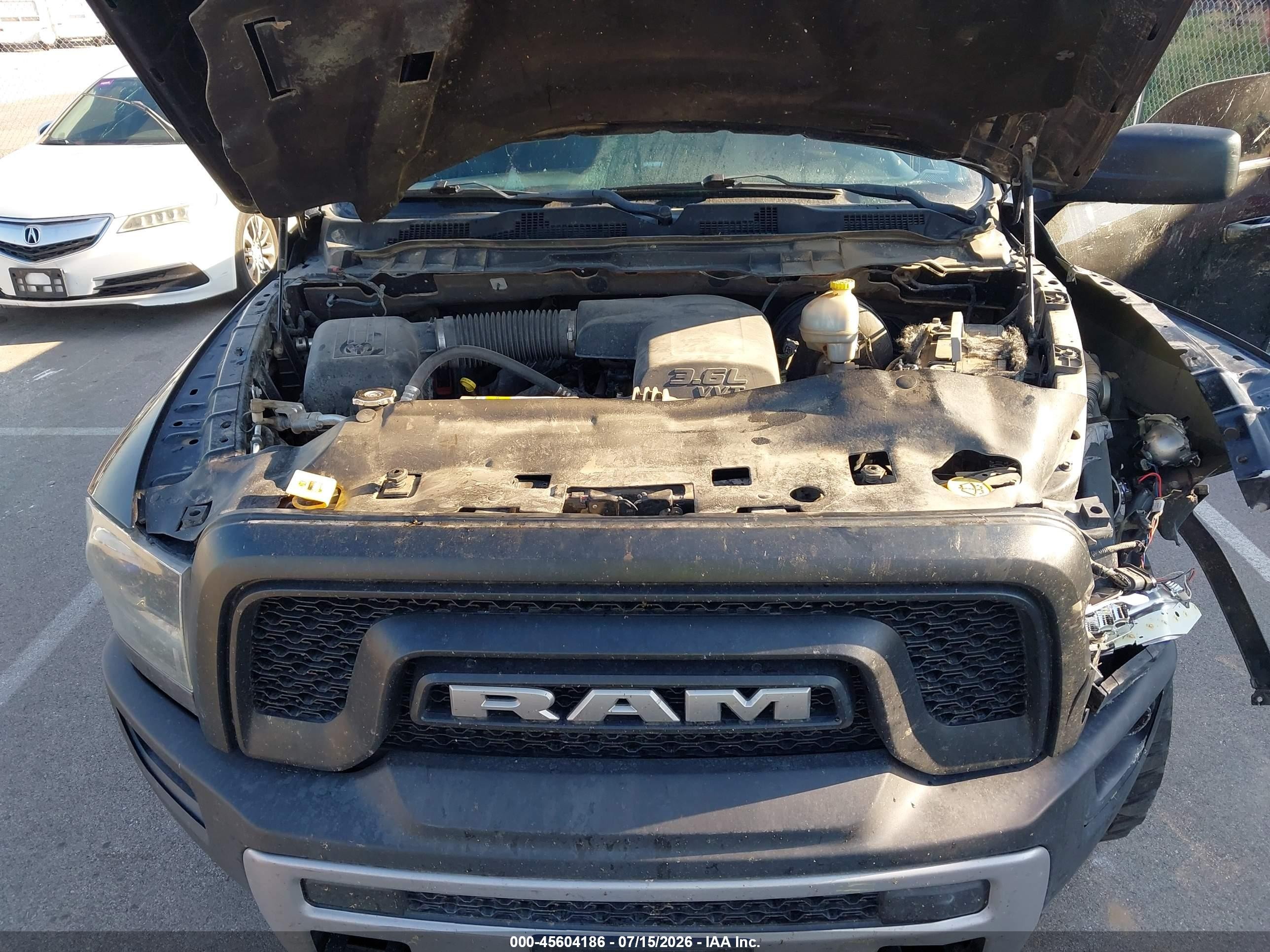 2015 Ram 1500 Rebel Black vin: 1C6RR7YG5FS756869