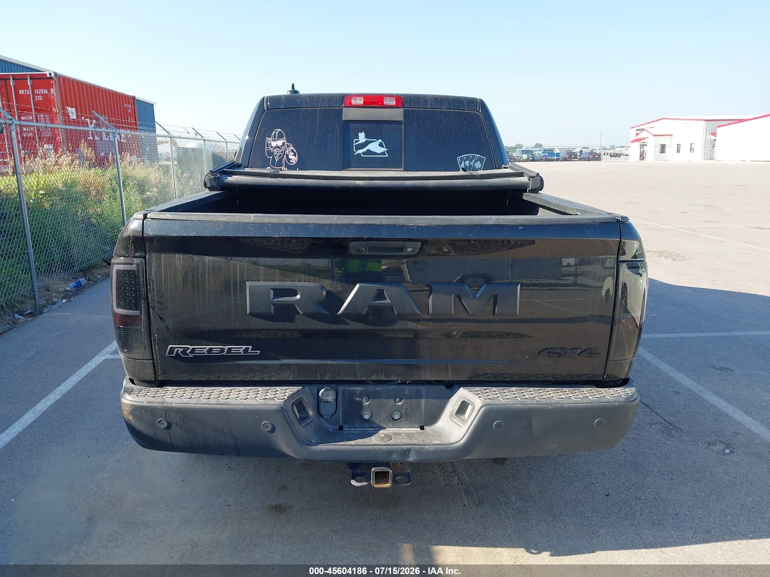 2015 Ram 1500 Rebel Black vin: 1C6RR7YG5FS756869