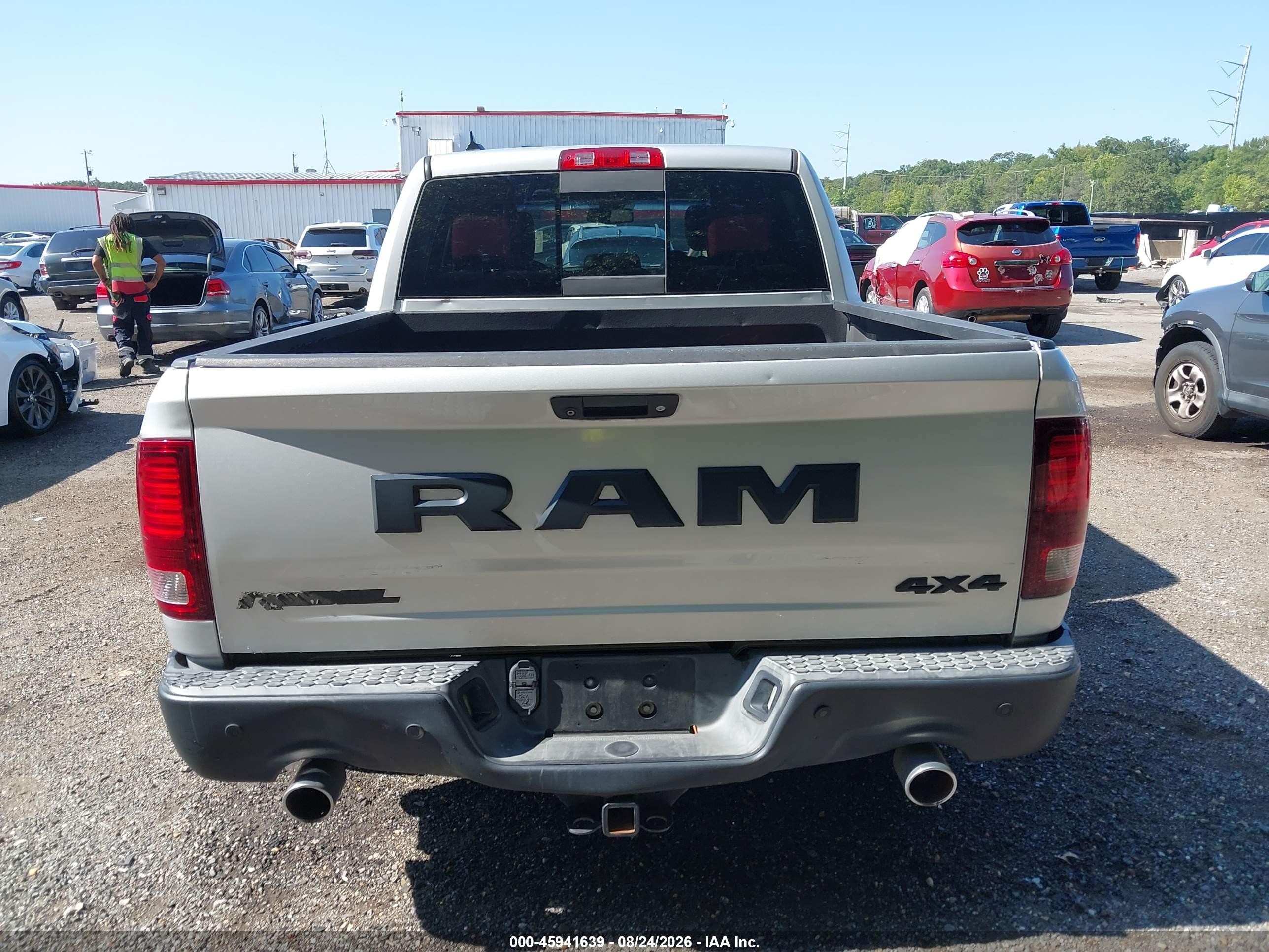 2016 Ram 1500 Rebel Silver vin: 1C6RR7YT2GS134017