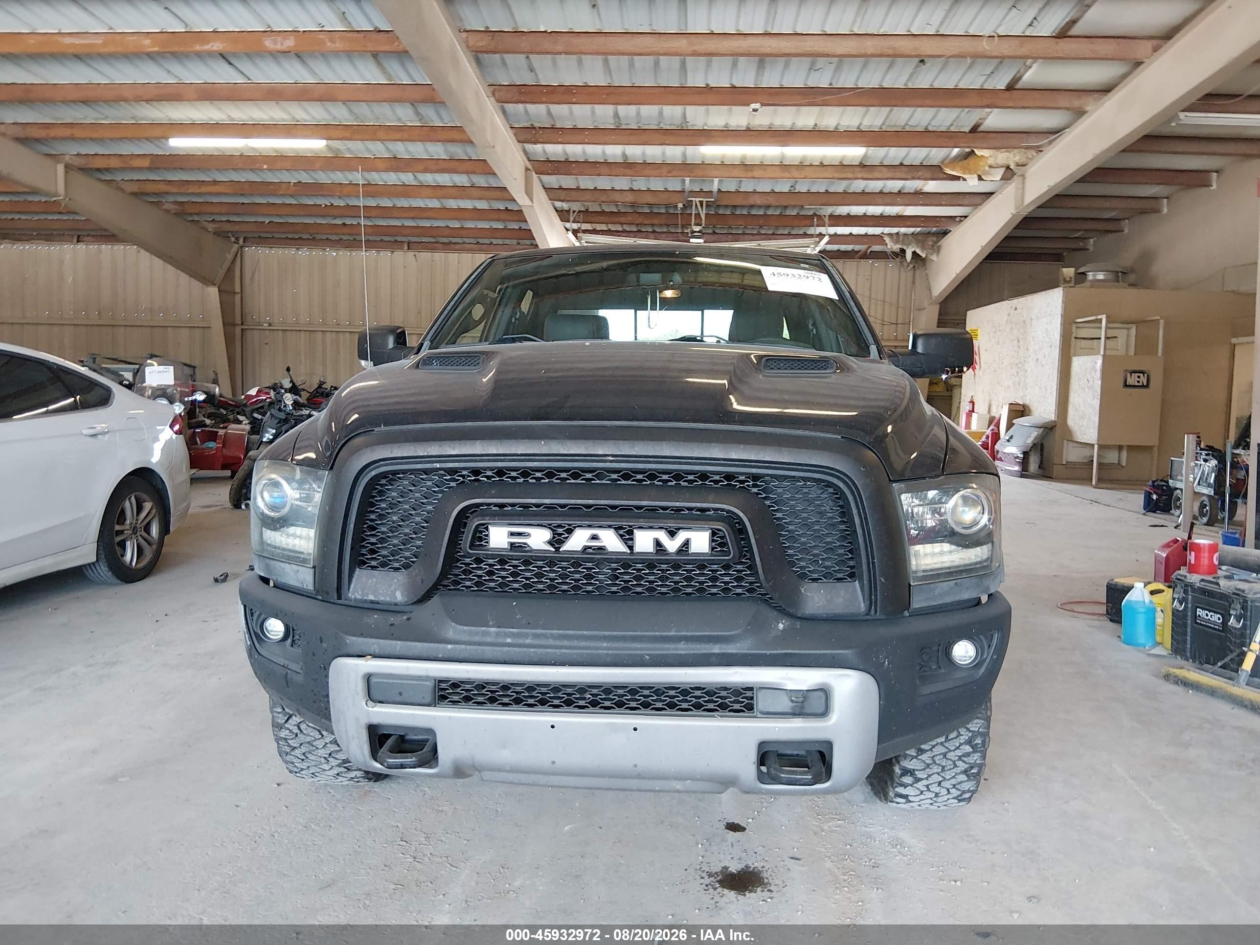 2016 Ram 1500 Rebel Черный vin: 1C6RR7YT8GS166664