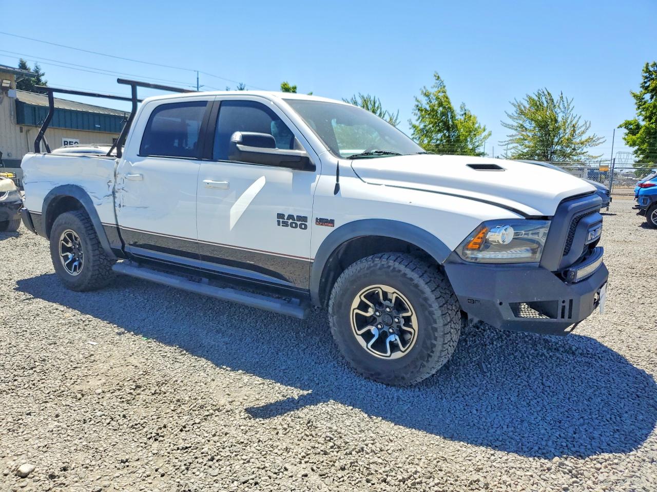 2015 Ram 1500 Rebel White vin: 1C6RR7YTXFS771199