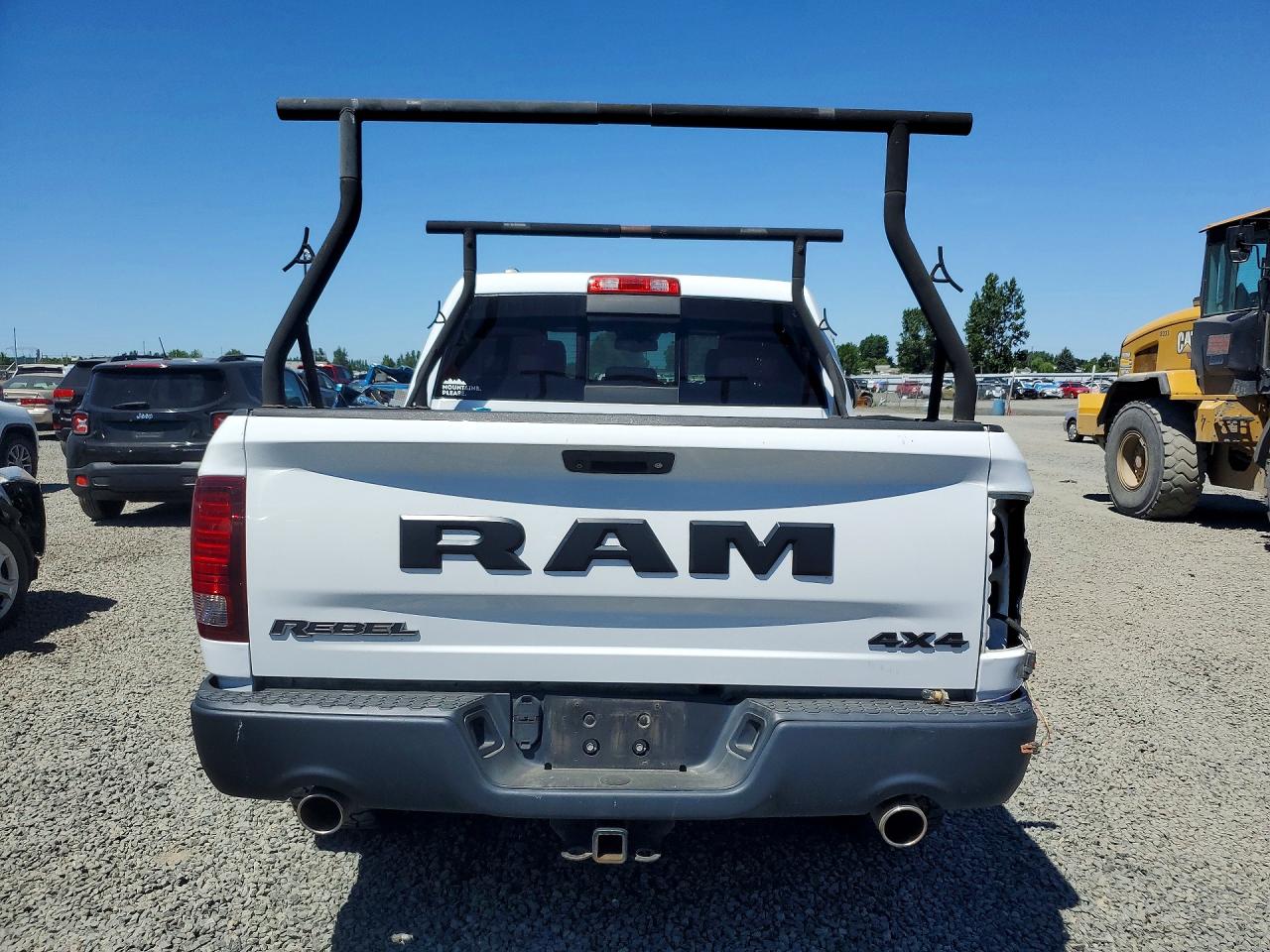 2015 Ram 1500 Rebel White vin: 1C6RR7YTXFS771199