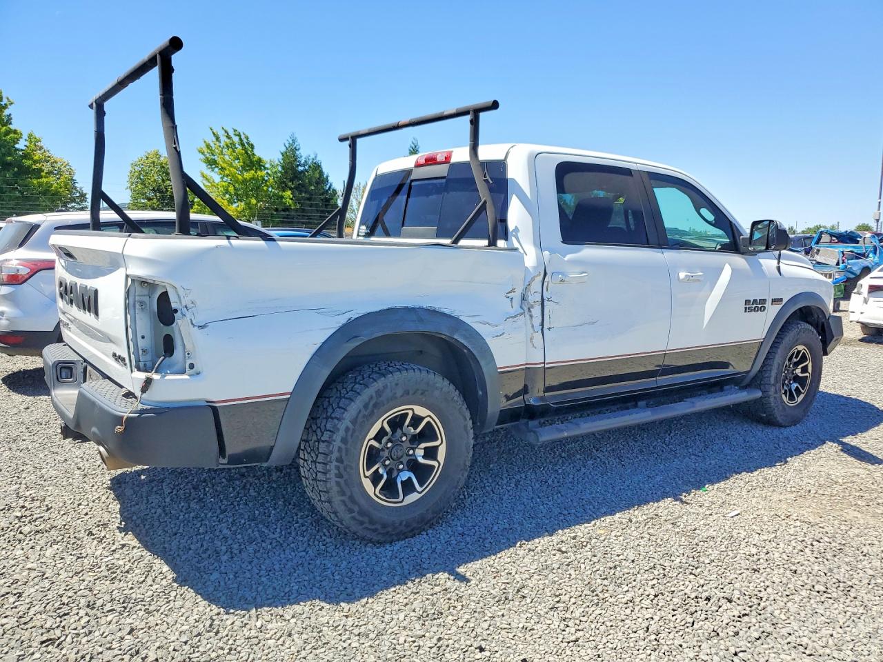 2015 Ram 1500 Rebel White vin: 1C6RR7YTXFS771199