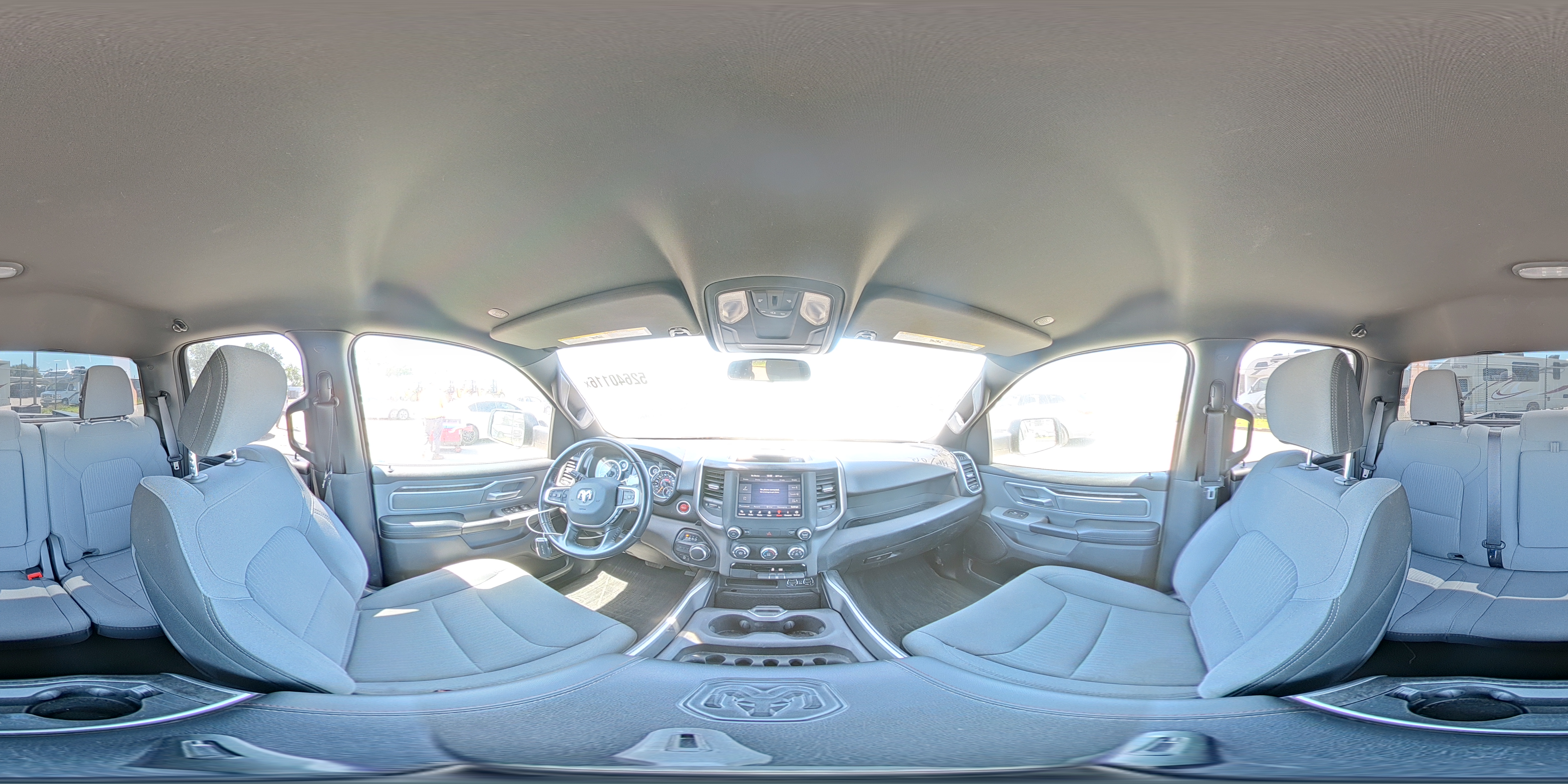 2021 Ram 1500 Big Horn White vin: 1C6RREBG3MN747306