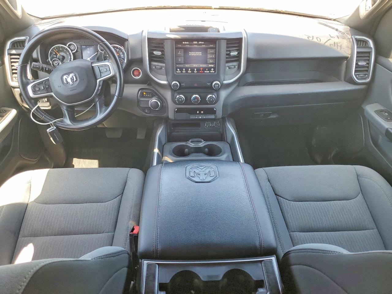 2021 Ram 1500 Big Horn White vin: 1C6RREBG3MN747306