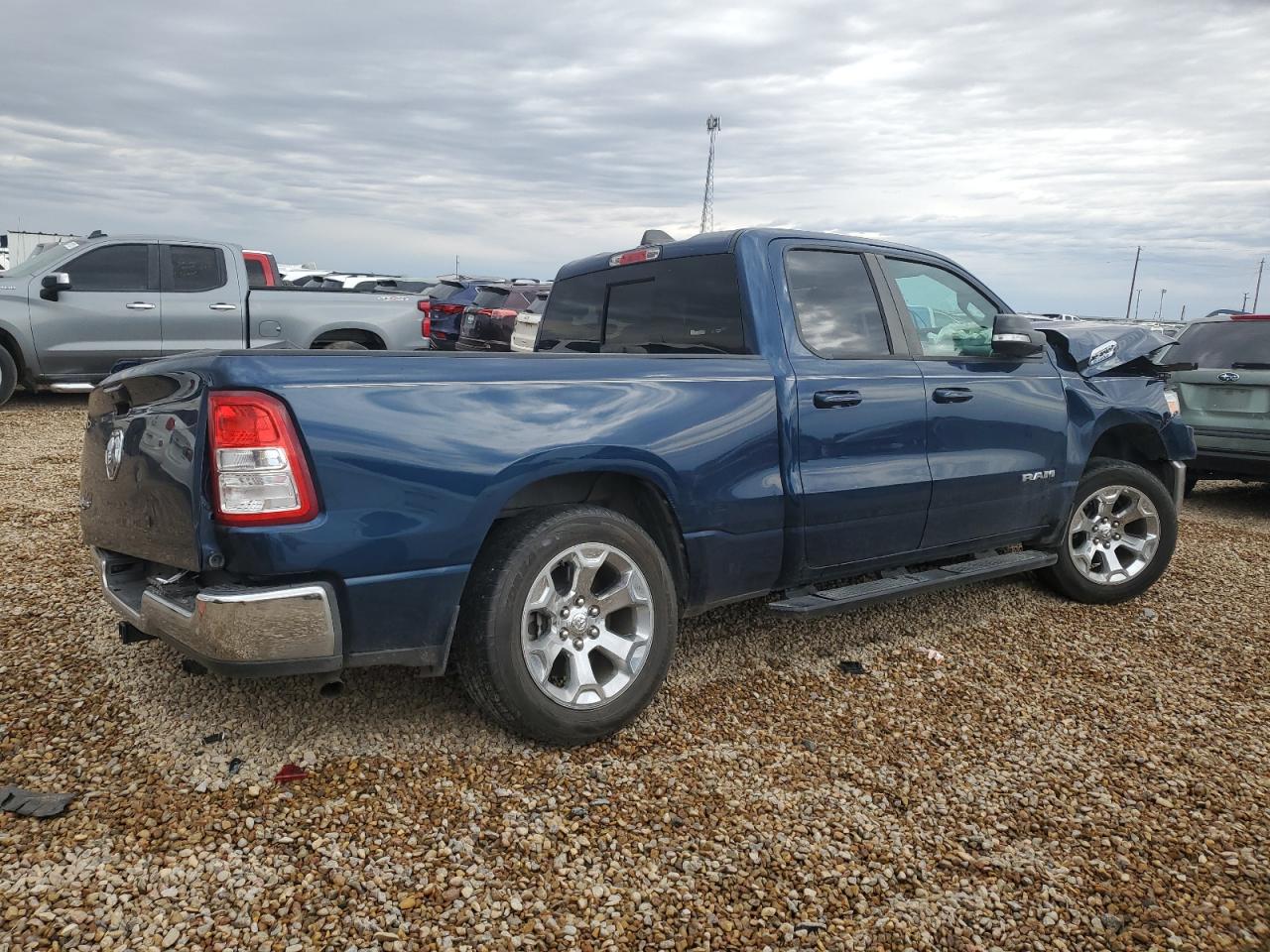 2021 Ram 1500 Big Horn/lone Star Blue vin: 1C6RREBG5MN629967