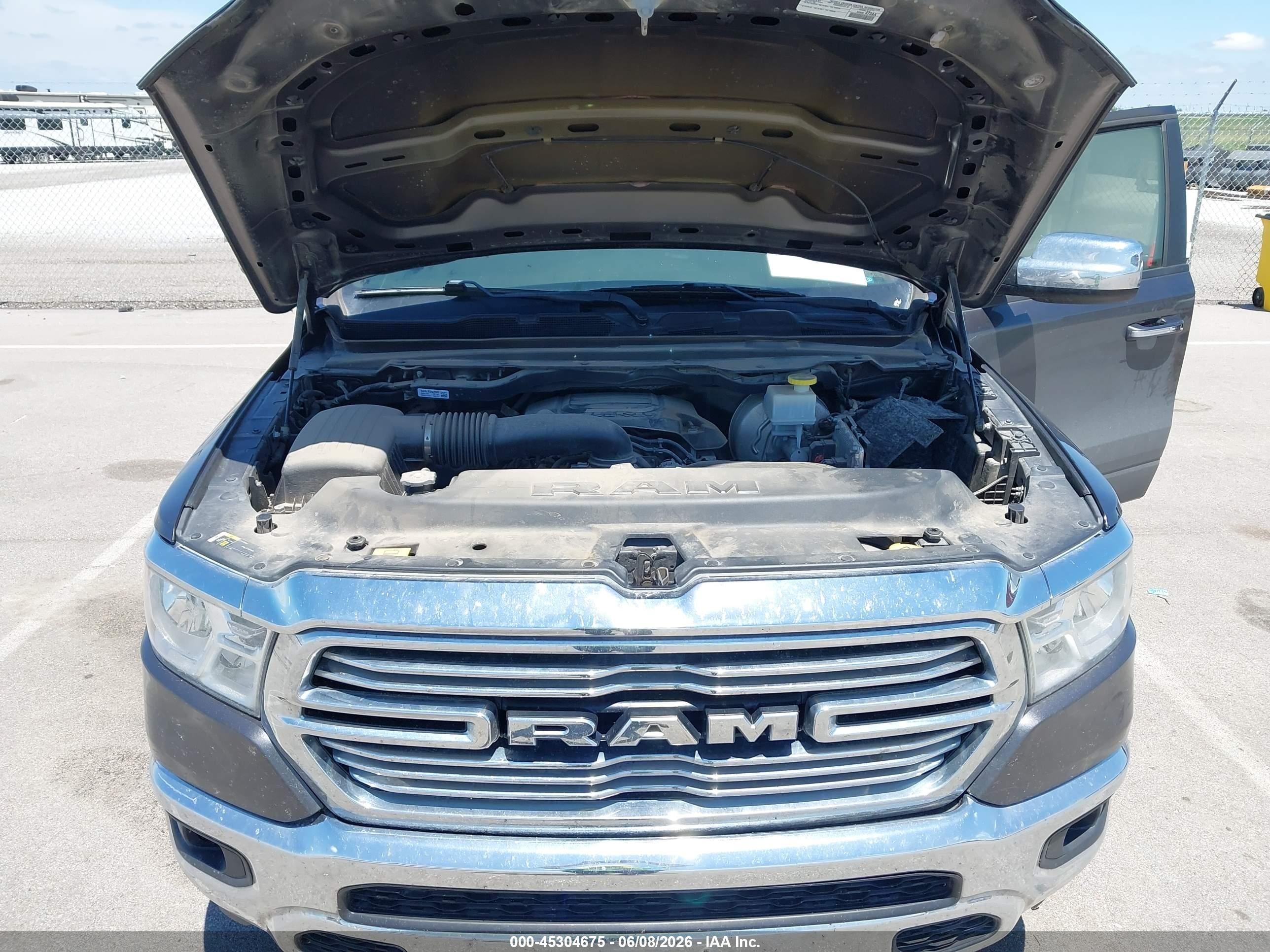2019 Ram 1500 Big Horn/lone Star  4x2 6'4 Box Gray vin: 1C6RREBT1KN891706