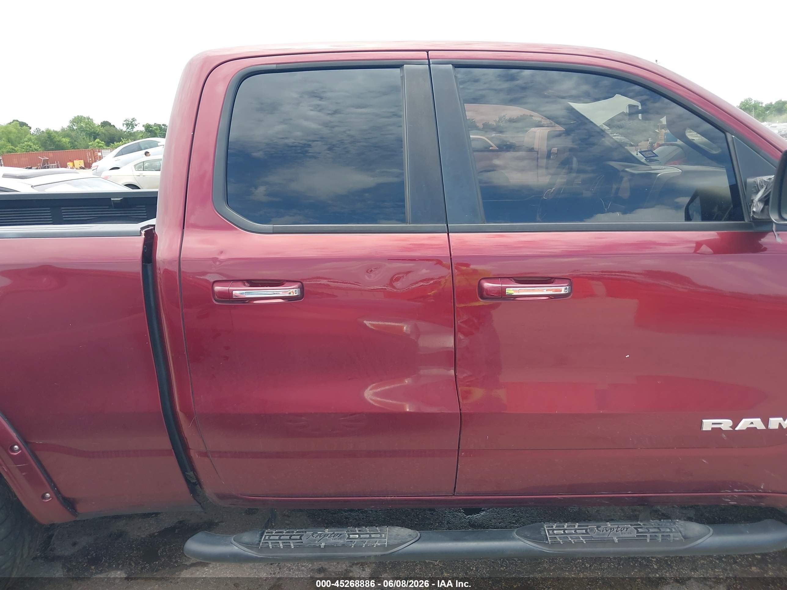 2019 Ram 1500 Big Horn/lone Star  4x2 6'4 Box Red vin: 1C6RREBT3KN757599