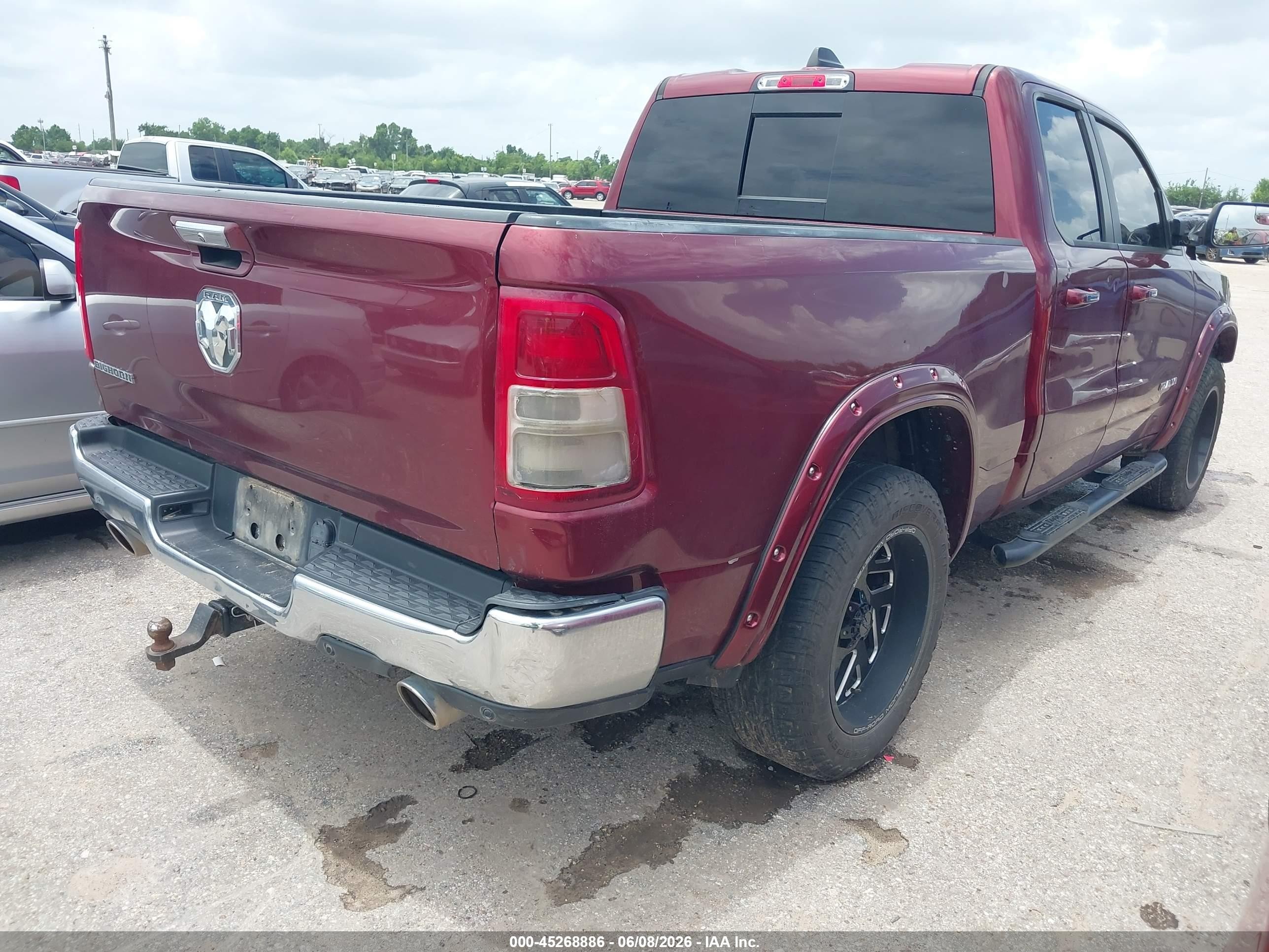 2019 Ram 1500 Big Horn/lone Star  4x2 6'4 Box Red vin: 1C6RREBT3KN757599