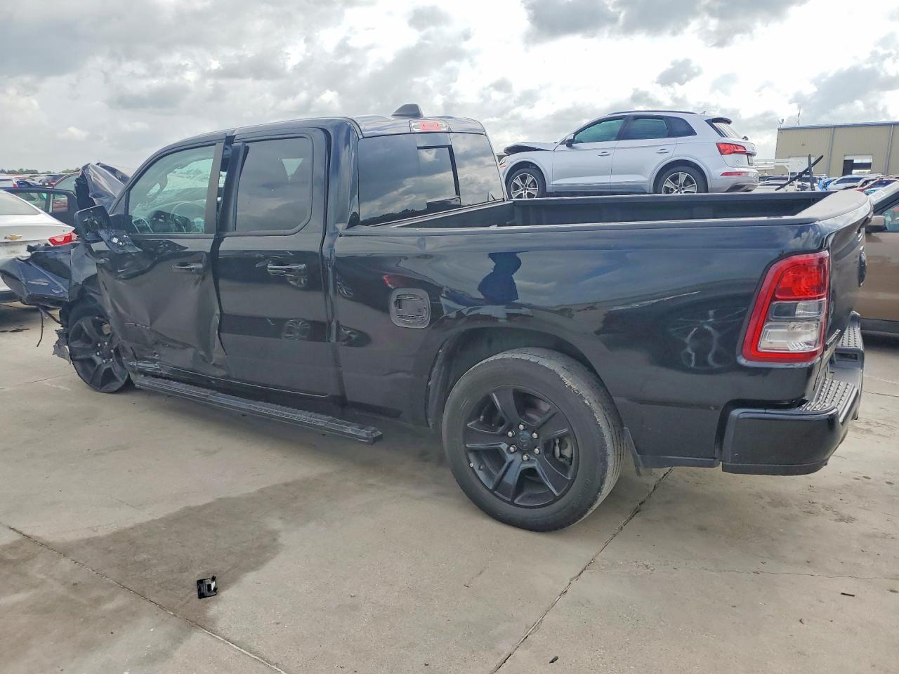 2022 Ram 1500 Big Horn/lone Star Черный vin: 1C6RREBT3NN194929