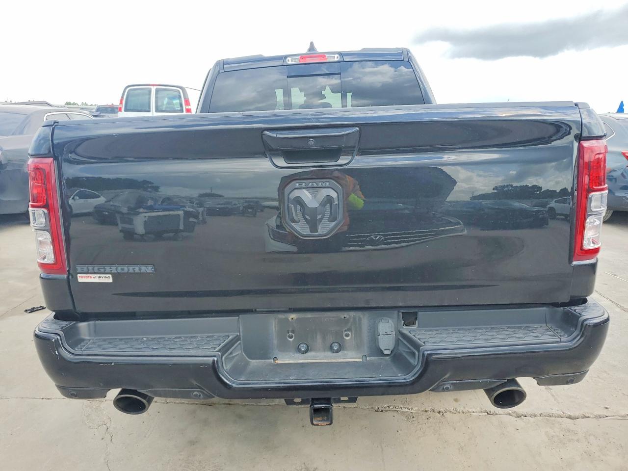 2022 Ram 1500 Big Horn/lone Star Черный vin: 1C6RREBT3NN194929