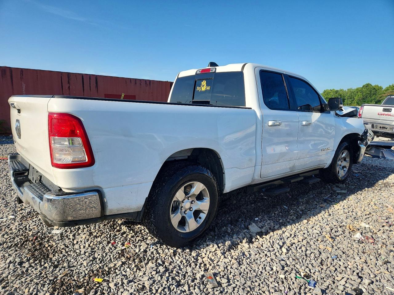 2020 Ram 1500 Big Horn White vin: 1C6RREBT4LN277489