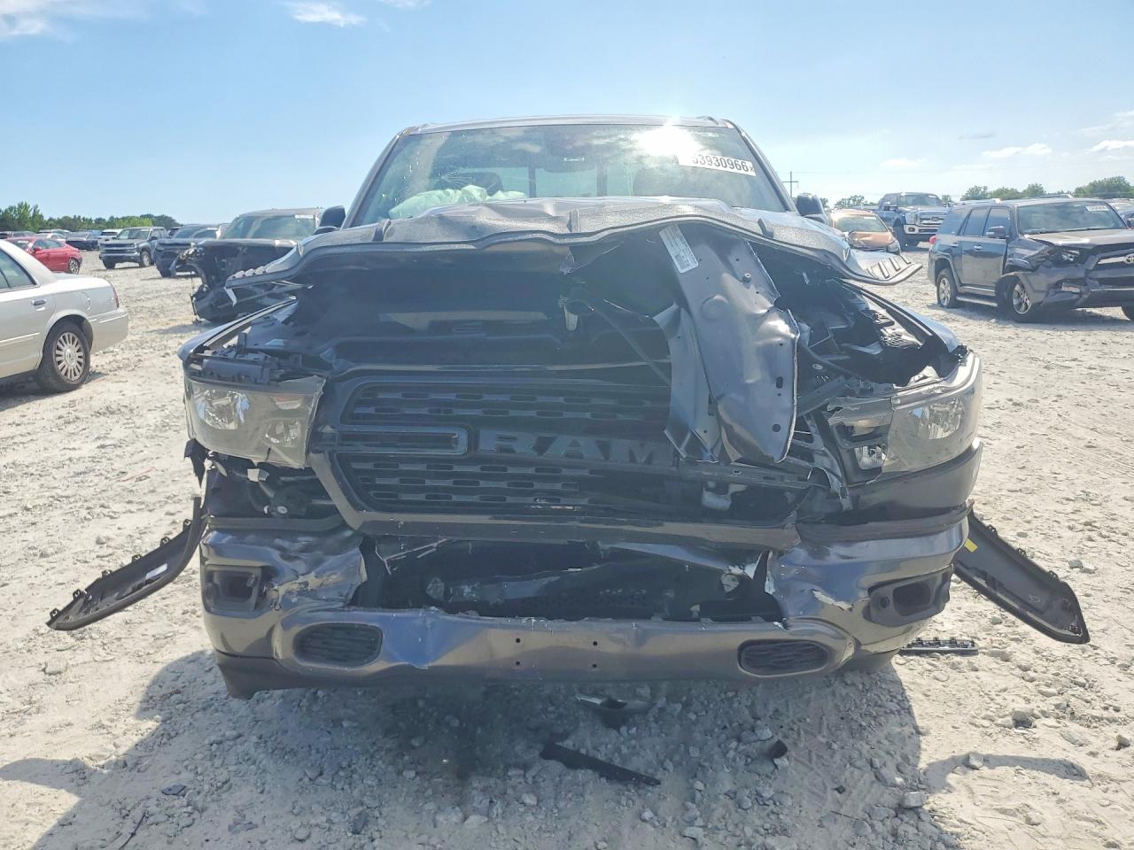2022 Ram 1500 Big Horn Серый vin: 1C6RREBT6NN468043