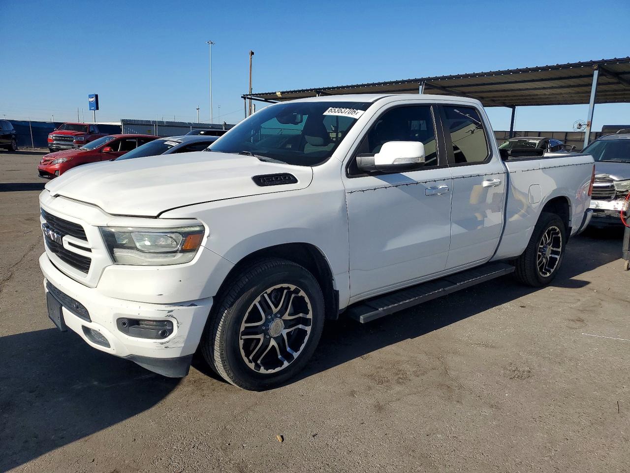 2019 Ram 1500 Big Horn/lone Star White vin: 1C6RREBT8KN519330