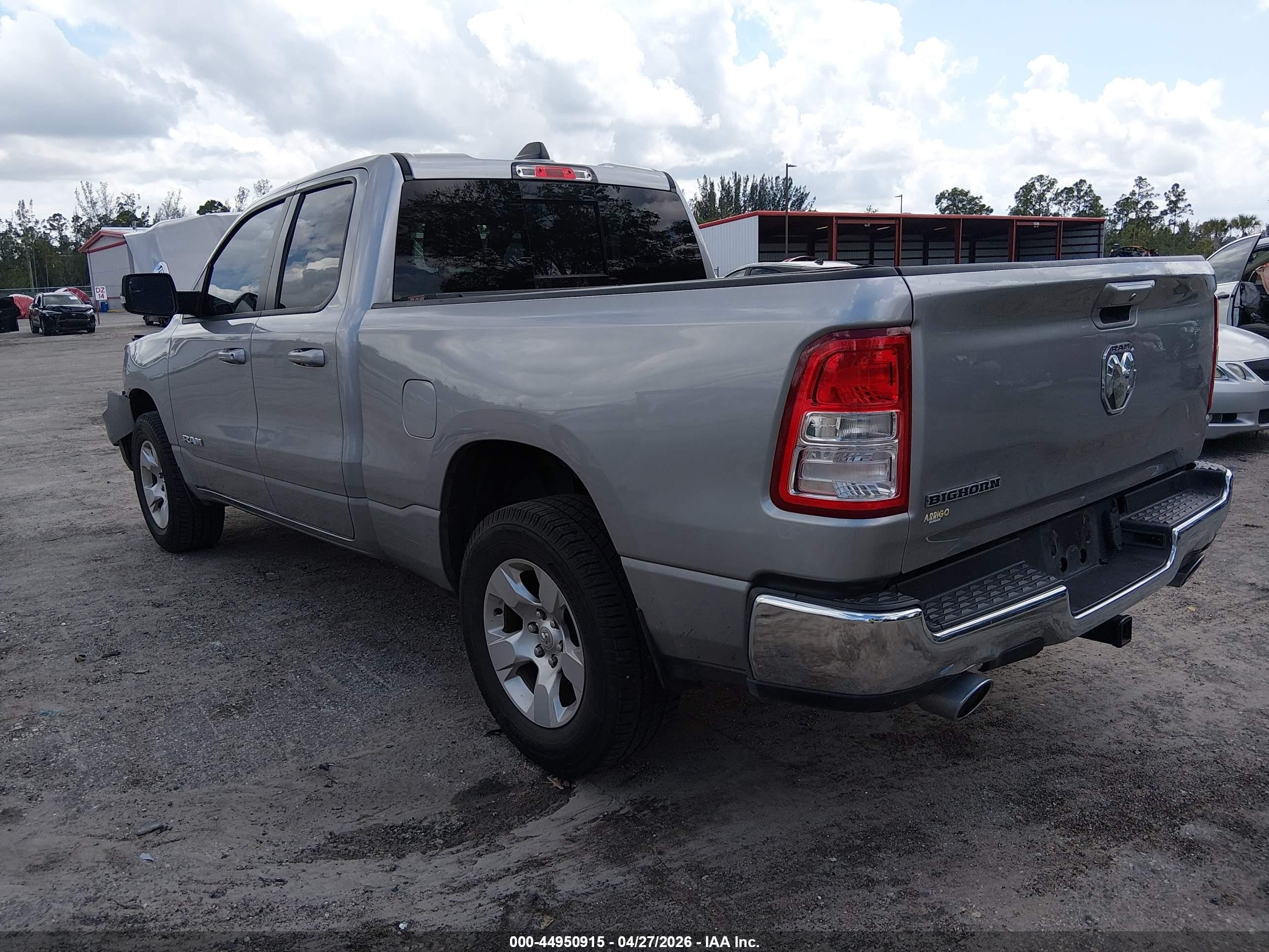 2021 Ram 1500 Big Horn  4x2 6'4 Box Silver vin: 1C6RREBT9MN530209