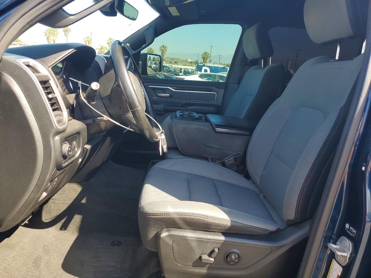 2021 Ram 1500 Big Horn Blue vin: 1C6RREFG7MN802172