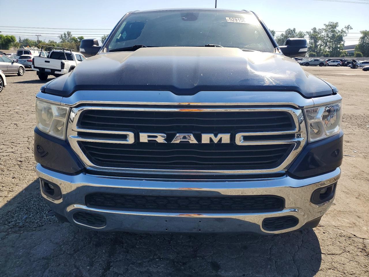 2021 Ram 1500 Big Horn Blue vin: 1C6RREFG7MN802172