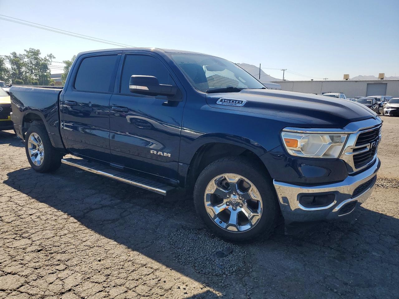 2021 Ram 1500 Big Horn Blue vin: 1C6RREFG7MN802172