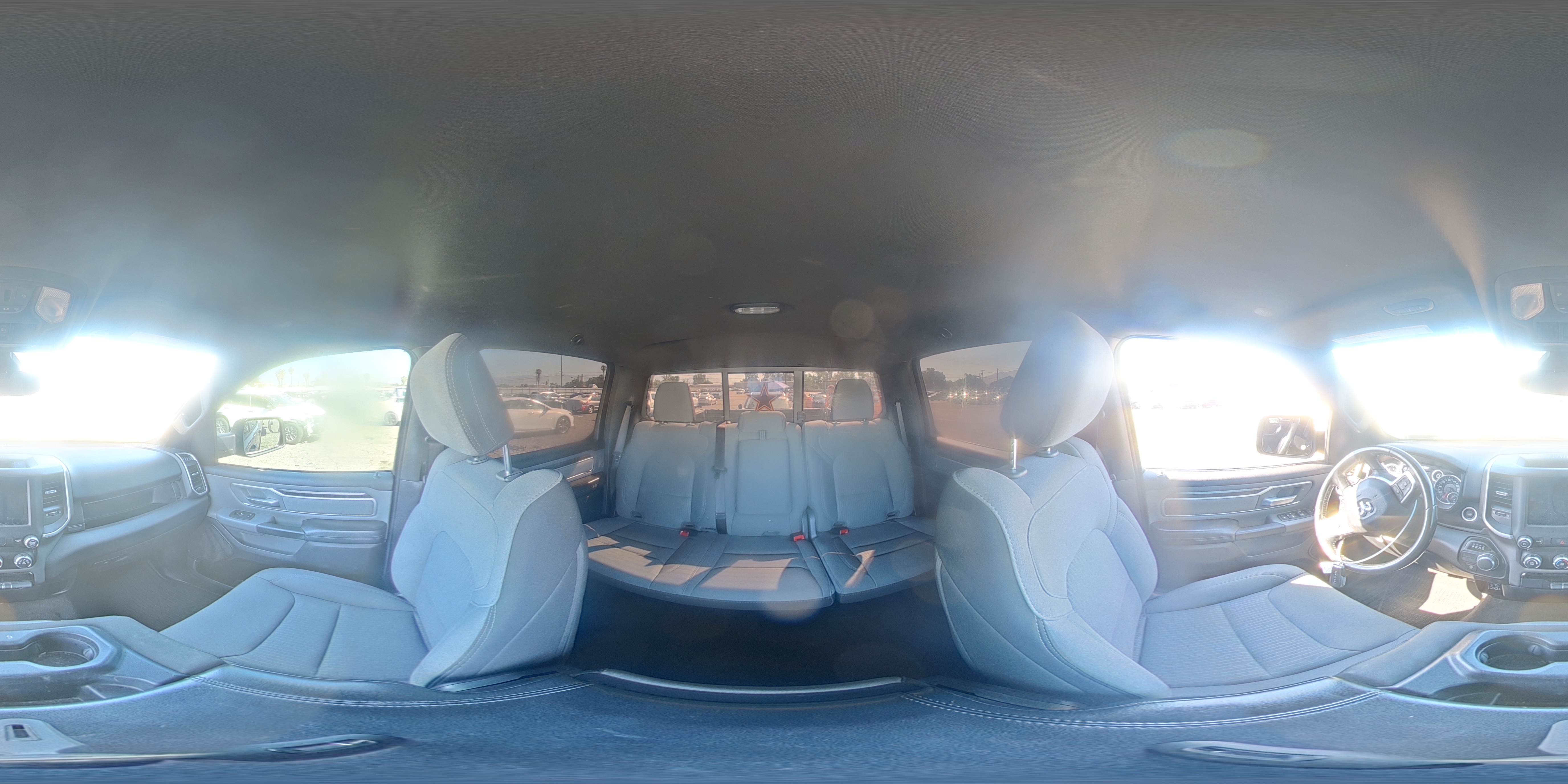 2021 Ram 1500 Big Horn Blue vin: 1C6RREFG7MN802172