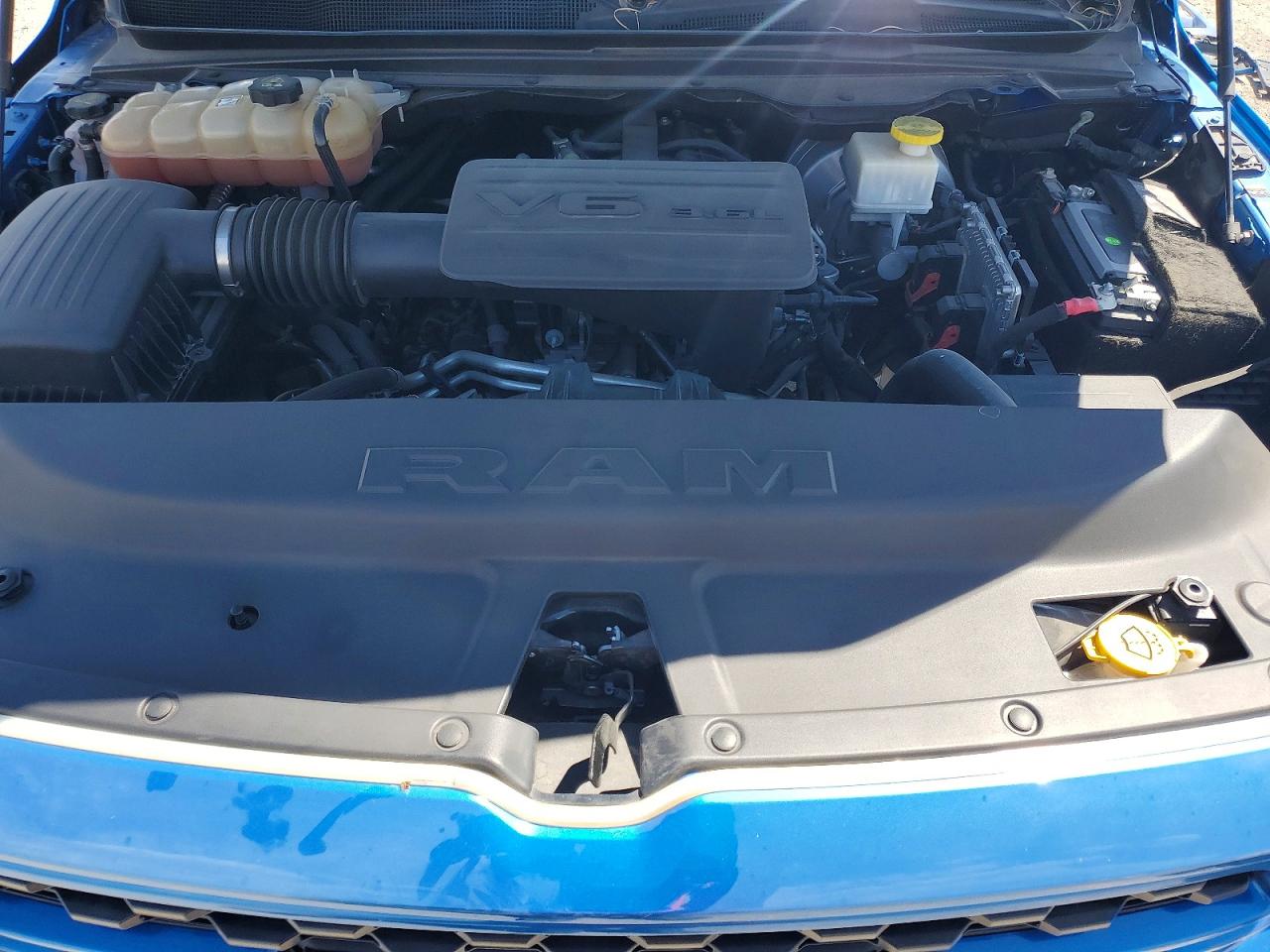 2022 Ram 1500 Big Horn Blue vin: 1C6RREFG7NN336650