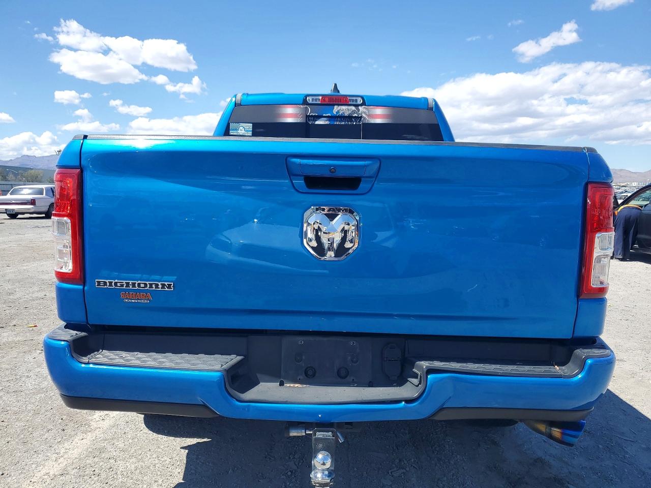 2022 Ram 1500 Big Horn Blue vin: 1C6RREFG7NN336650