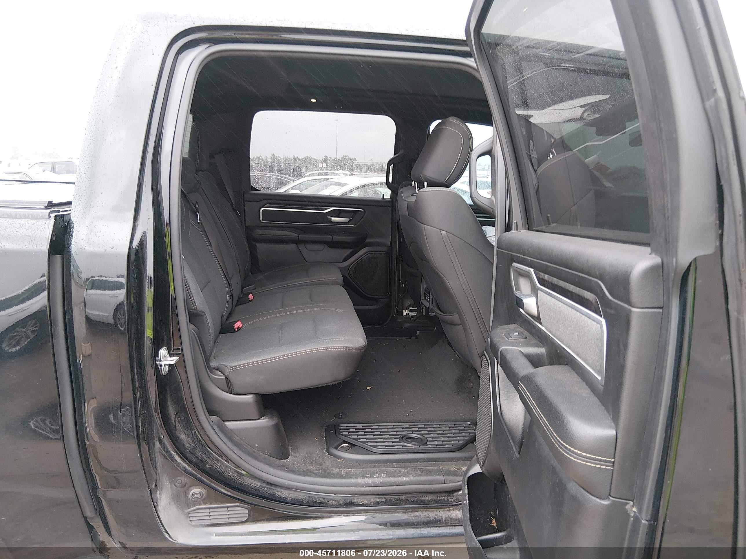 2021 Ram 1500 Lone Star  4x2 5'7 Box Черный vin: 1C6RREFG9MN503055