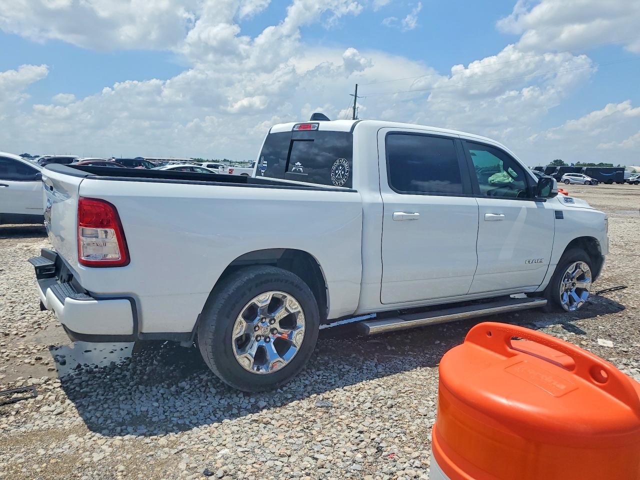 2019 Ram 1500 Big Horn/lone Star White vin: 1C6RREFT0KN893943