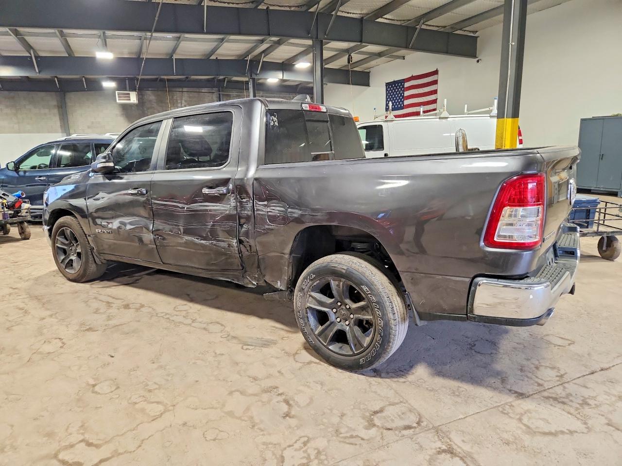 2019 Ram 1500 Big Horn Gray vin: 1C6RREFT0KN919862