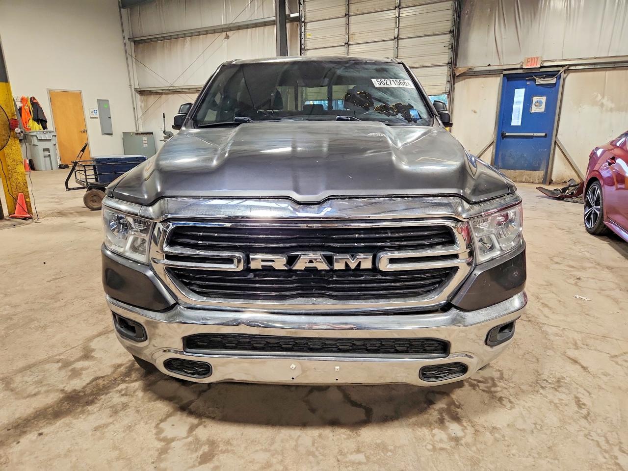 2019 Ram 1500 Big Horn Gray vin: 1C6RREFT0KN919862