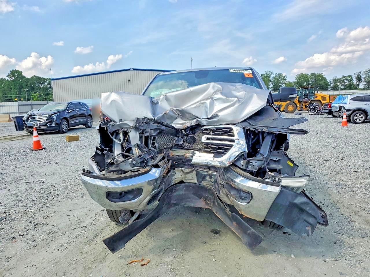 2022 Ram 1500 Big Horn Серебряный vin: 1C6RREFT2NN292005