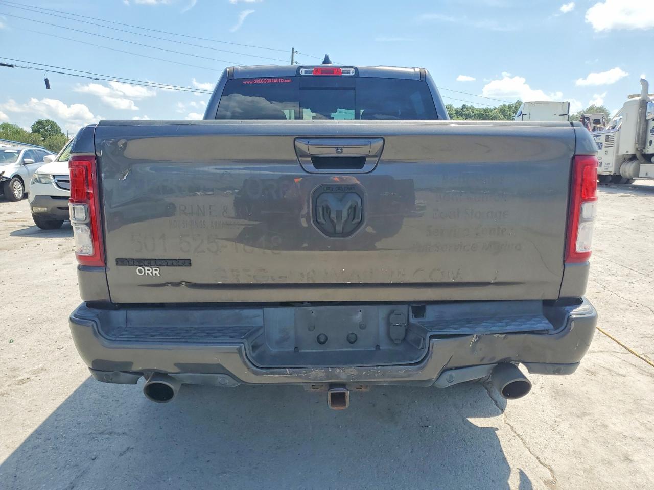 2022 Ram 1500 Big Horn Gray vin: 1C6RREFT3NN120002