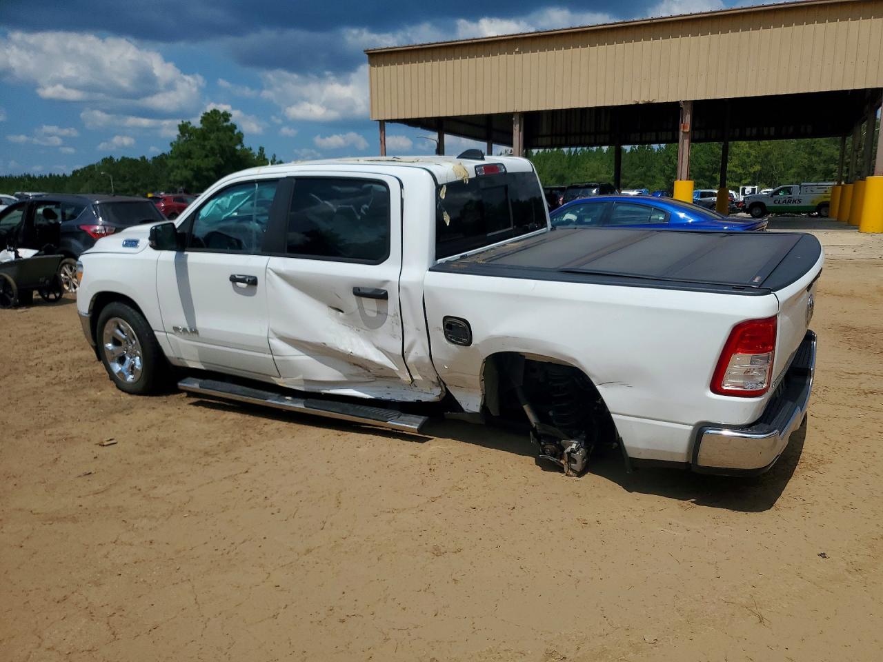 2023 Ram 1500 Big Horn/lone Star White vin: 1C6RREFT3PN559901