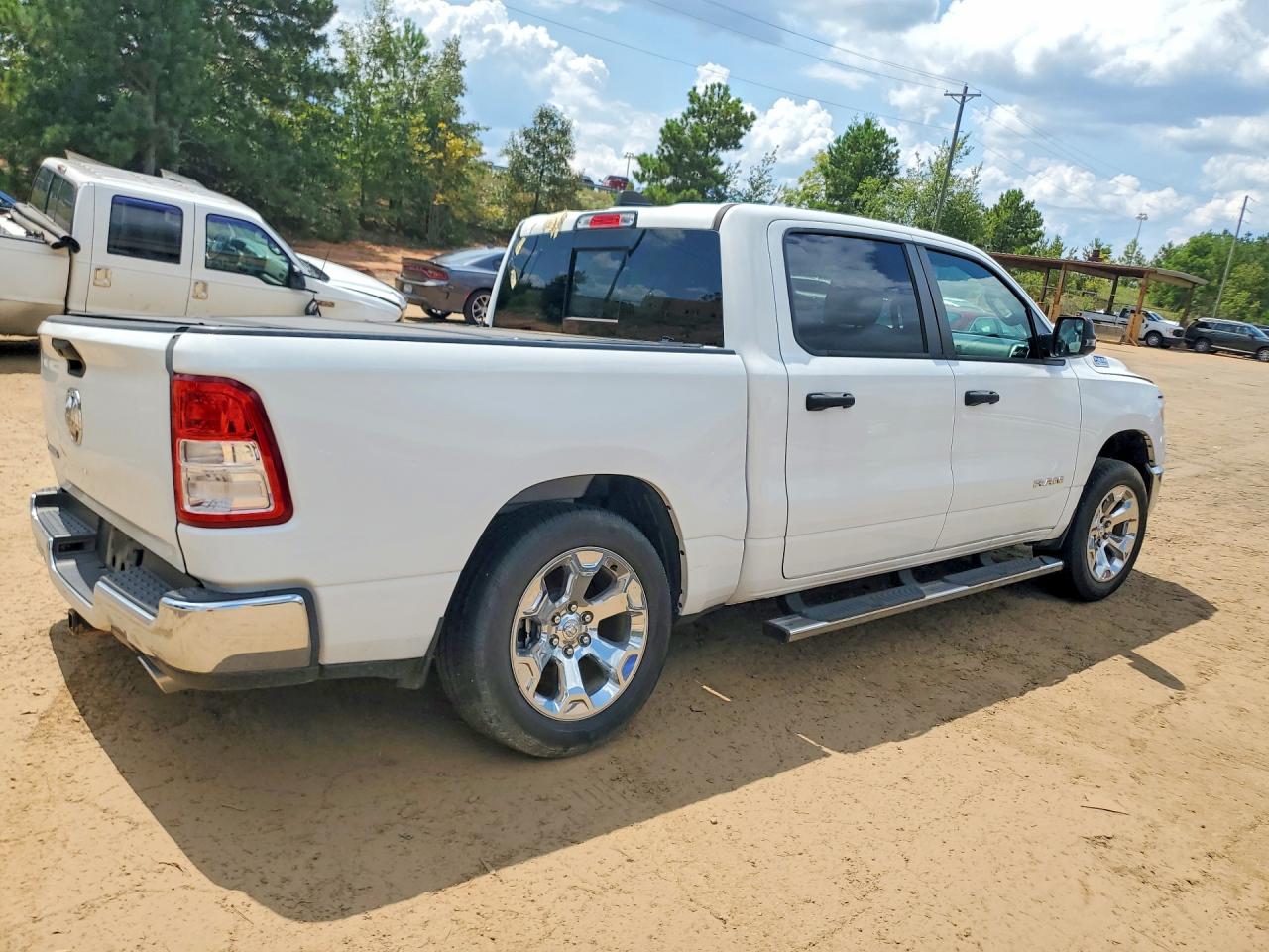 2023 Ram 1500 Big Horn/lone Star White vin: 1C6RREFT3PN559901