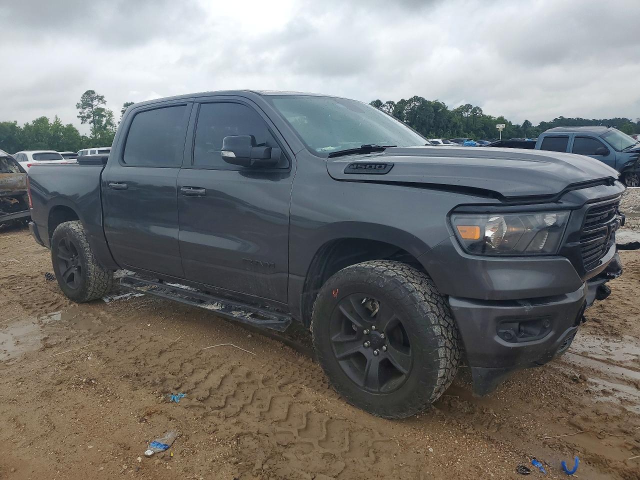 2021 Ram 1500 Big Horn Gray vin: 1C6RREFT4MN575505