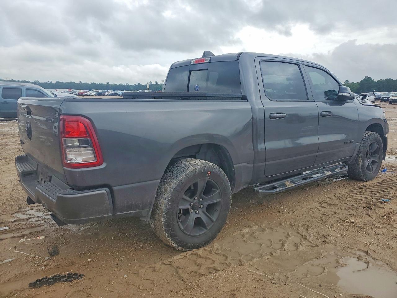 2021 Ram 1500 Big Horn Gray vin: 1C6RREFT4MN575505