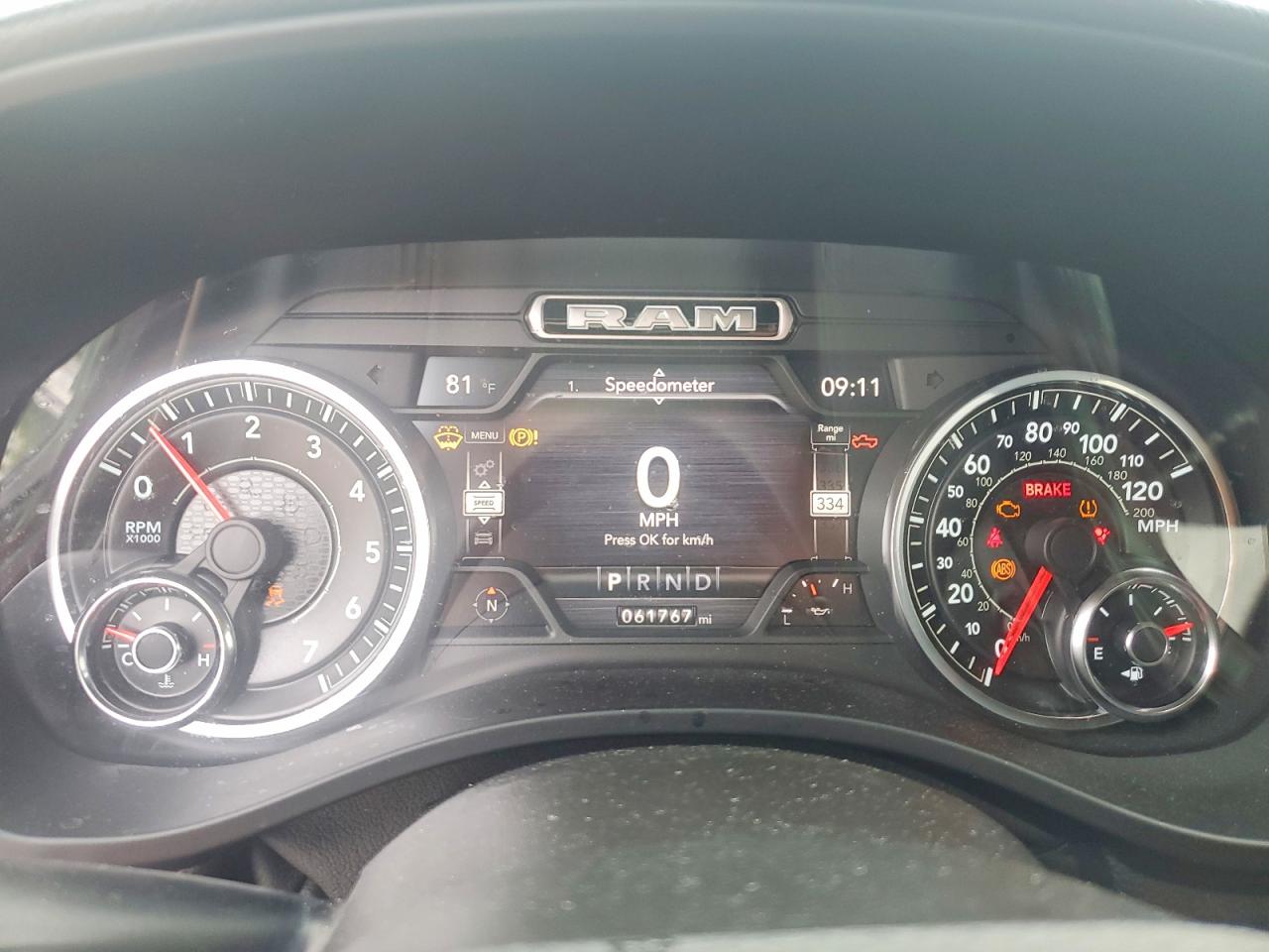 2021 Ram 1500 Big Horn Gray vin: 1C6RREFT4MN575505