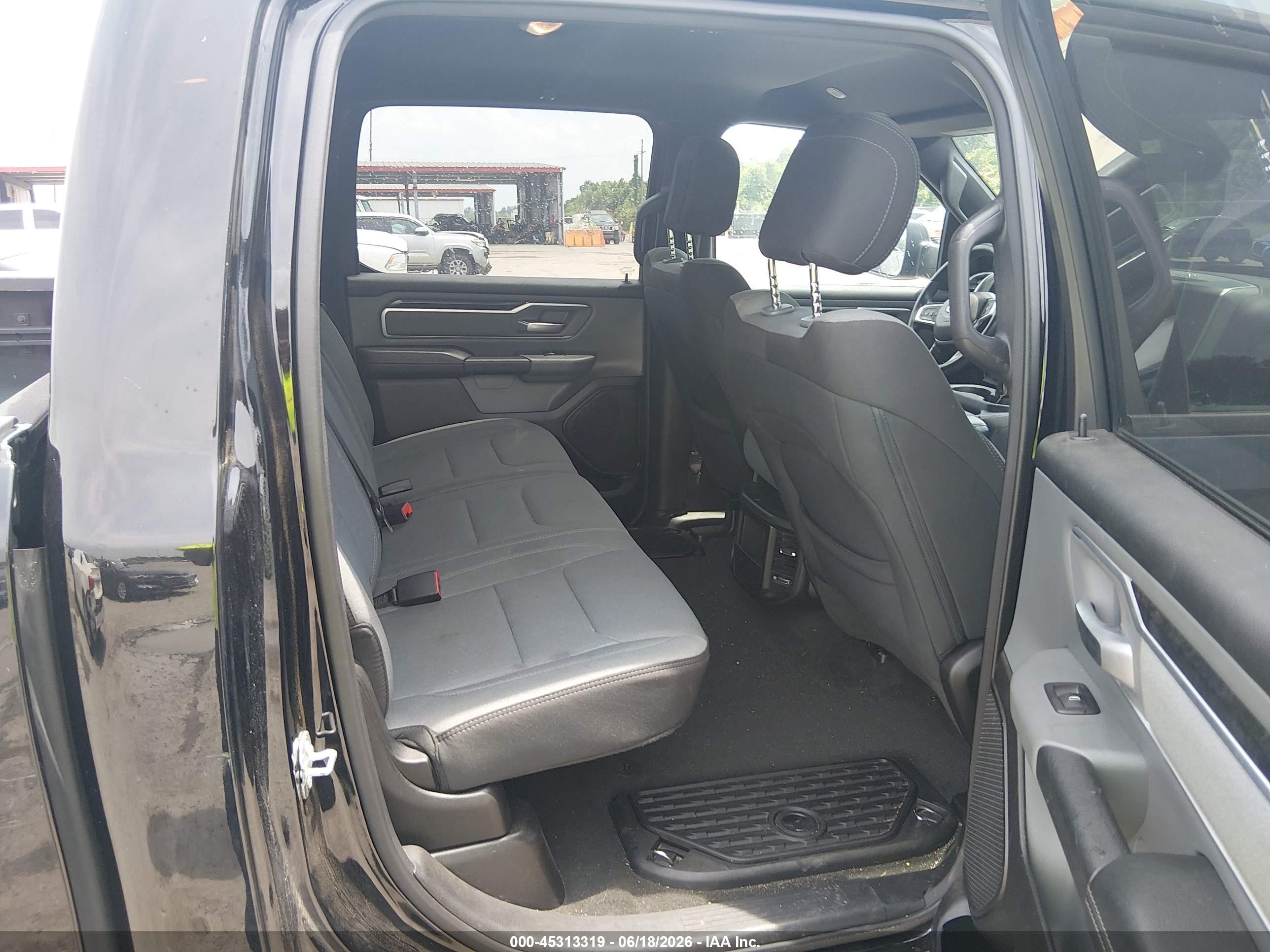 2023 Ram 1500 Big Horn  4x2 5'7 Box Black vin: 1C6RREFT5PN579180