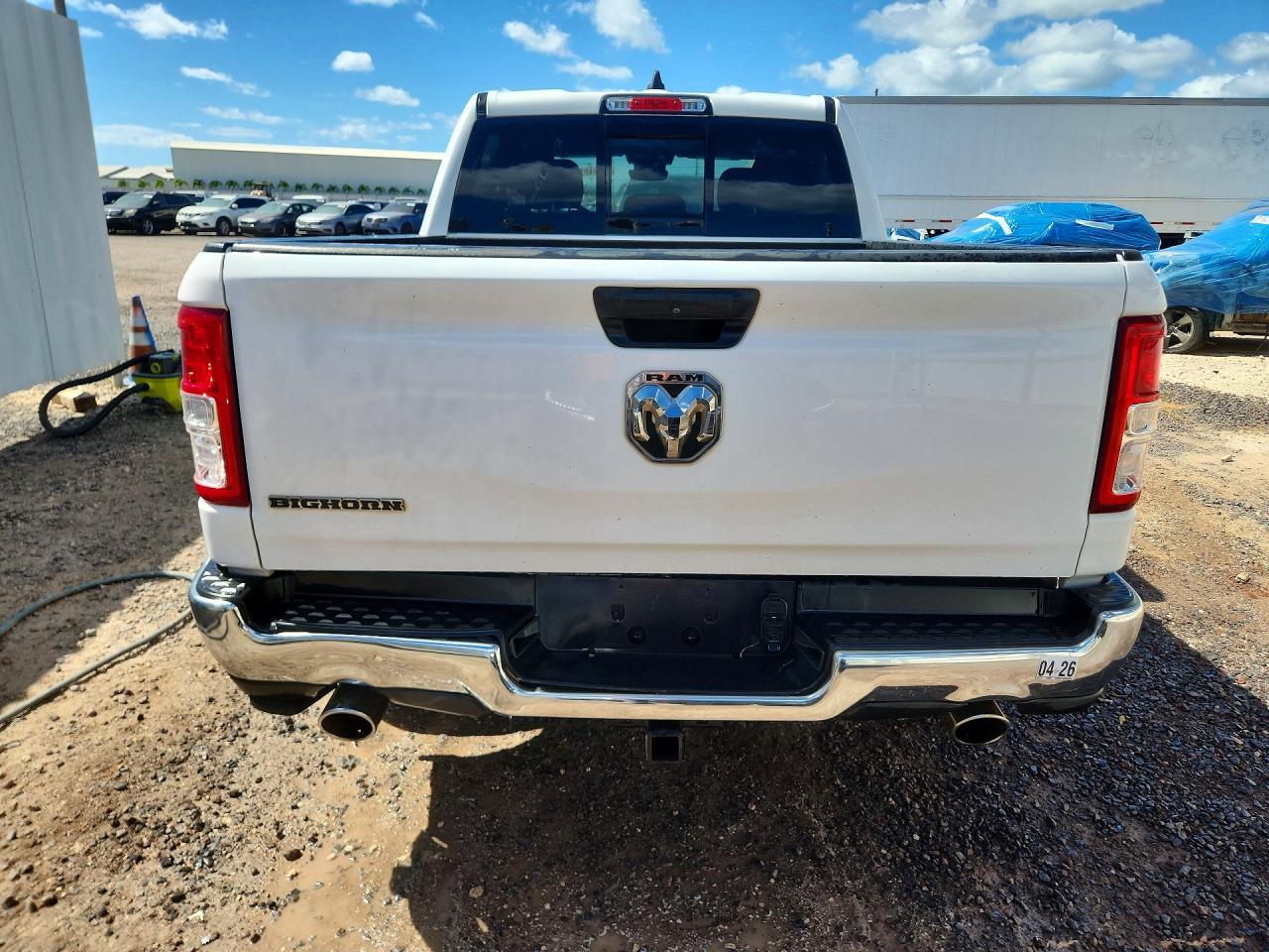 2023 Ram 1500 Big Horn/lone Star White vin: 1C6RREFT6PN559584