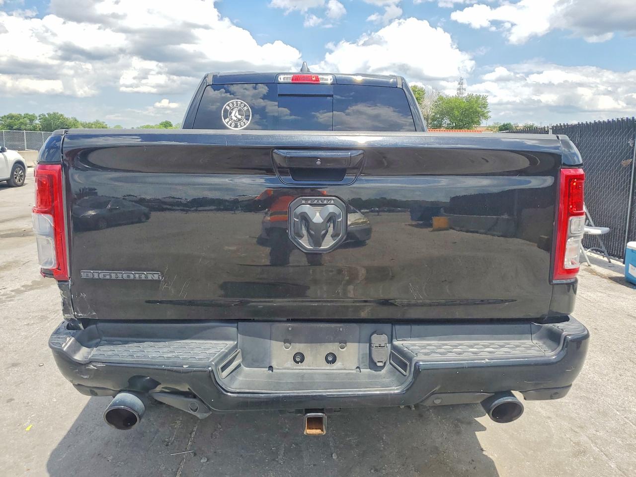 2020 Ram 1500 Big Horn Black vin: 1C6RREFT7LN306395