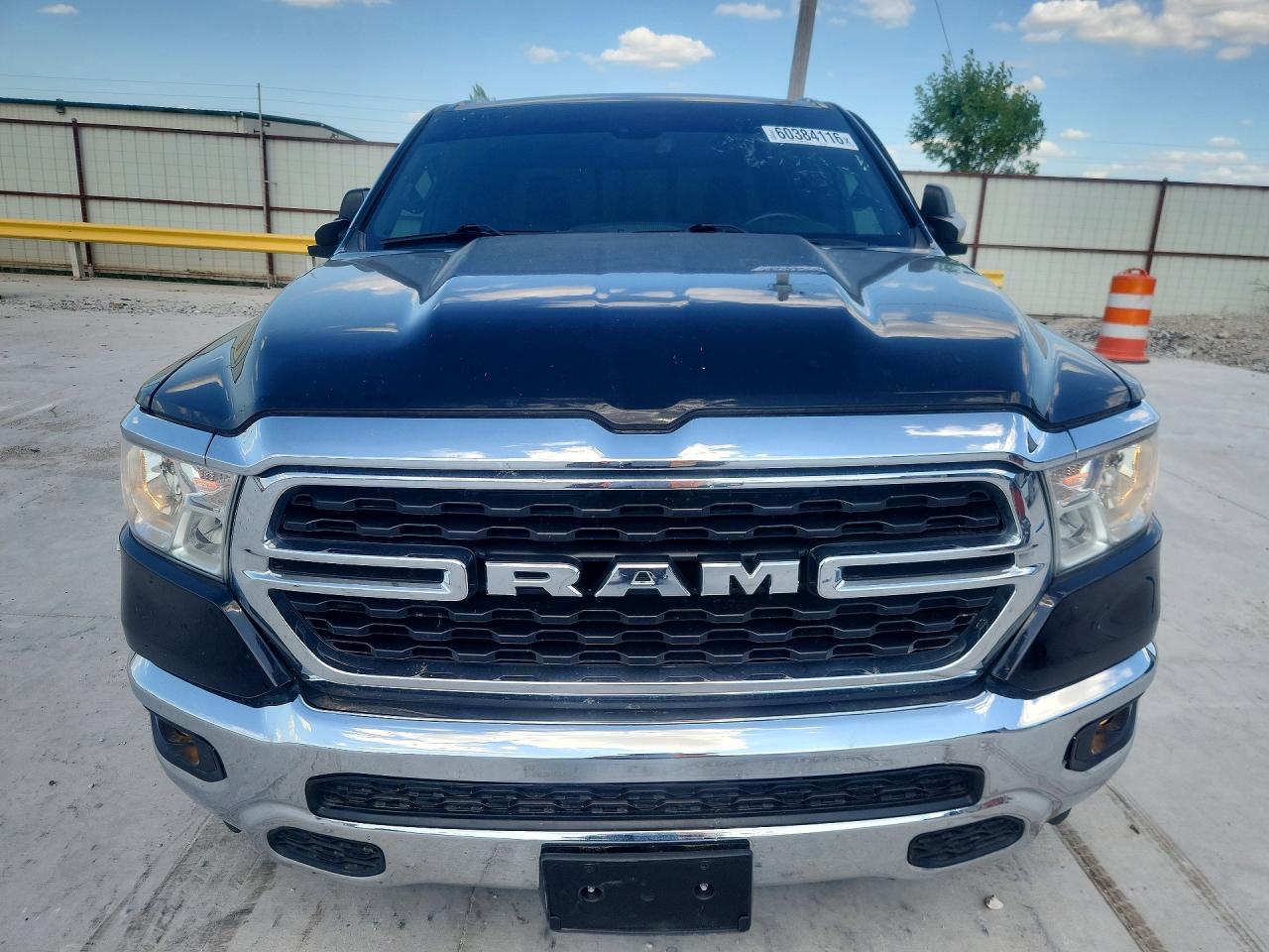 2023 Ram 1500 Big Horn/lone Star Черный vin: 1C6RREFT7PN619582